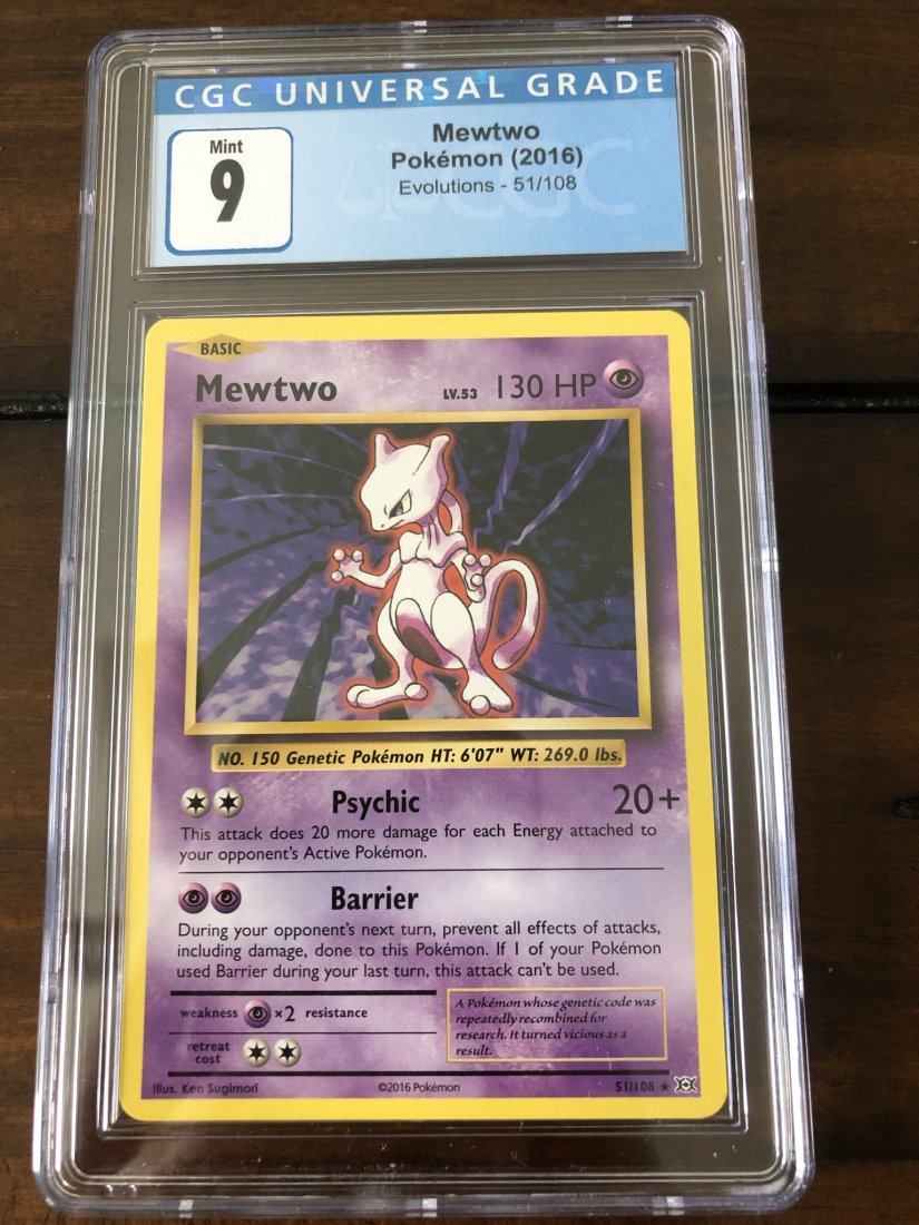 Mewtwo XY Evolutions CGC 9 (1 of 1)