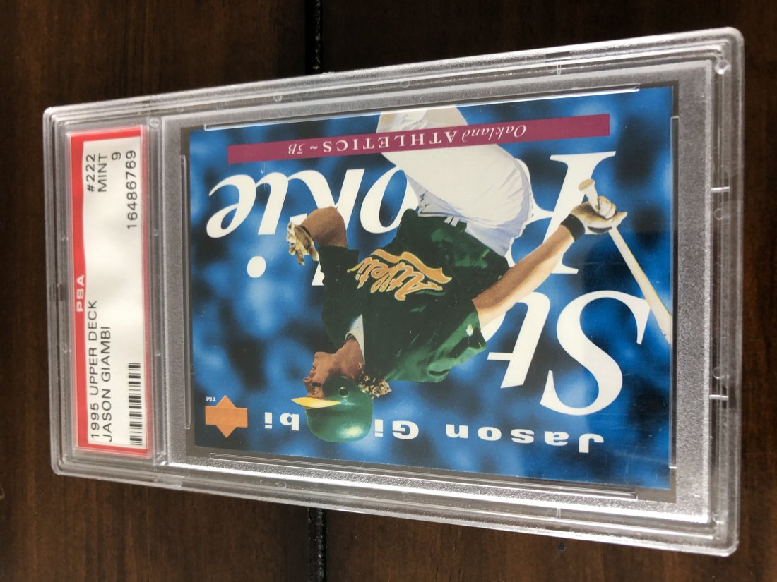 1995 Jason Giambi Upper Deck Rookie PSA 9 (1 of 1)