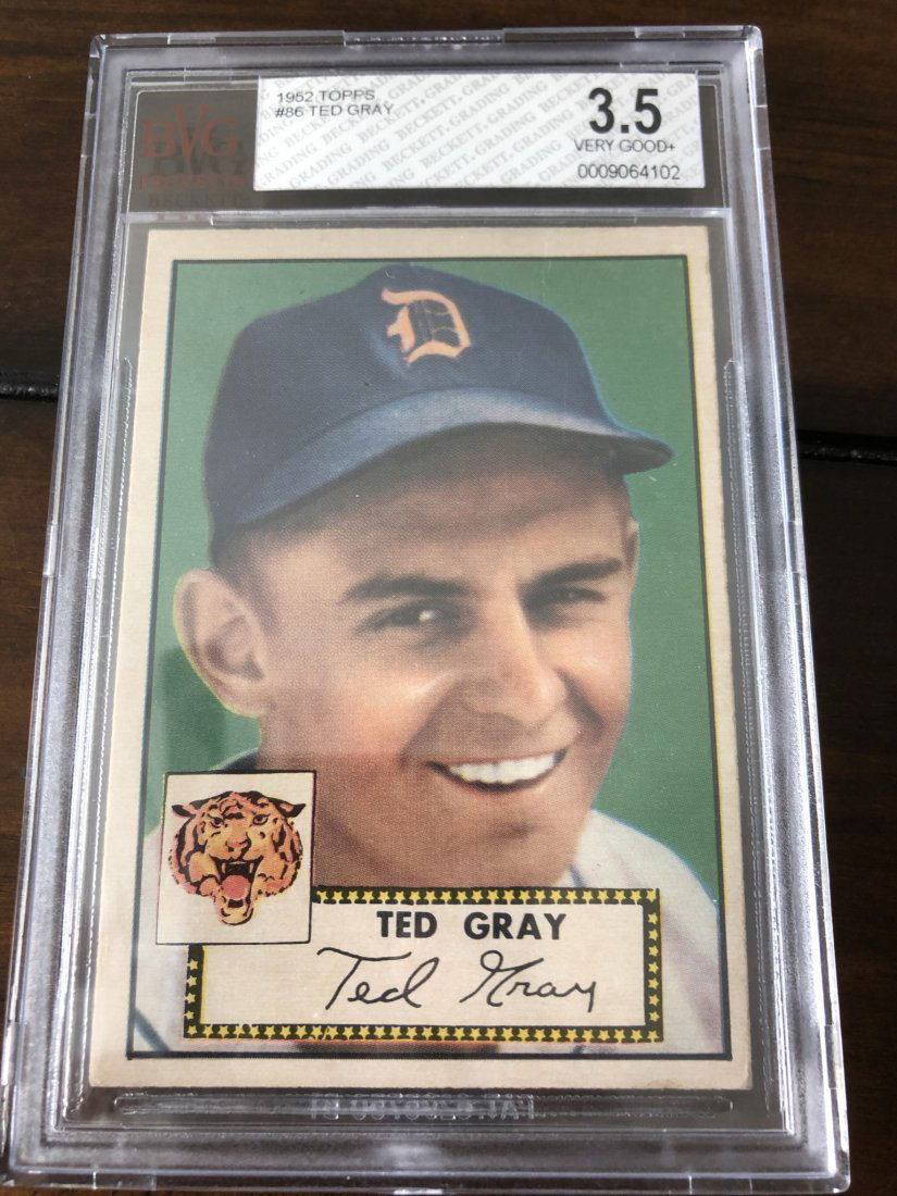 1952 Ted Gray Topps Beckett 3.5 (1 of 1)