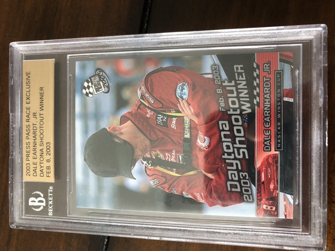 2003 Dale Earnhardt Jr. Beckett Authenticated Trading: Beckett Authenticated Trading Card