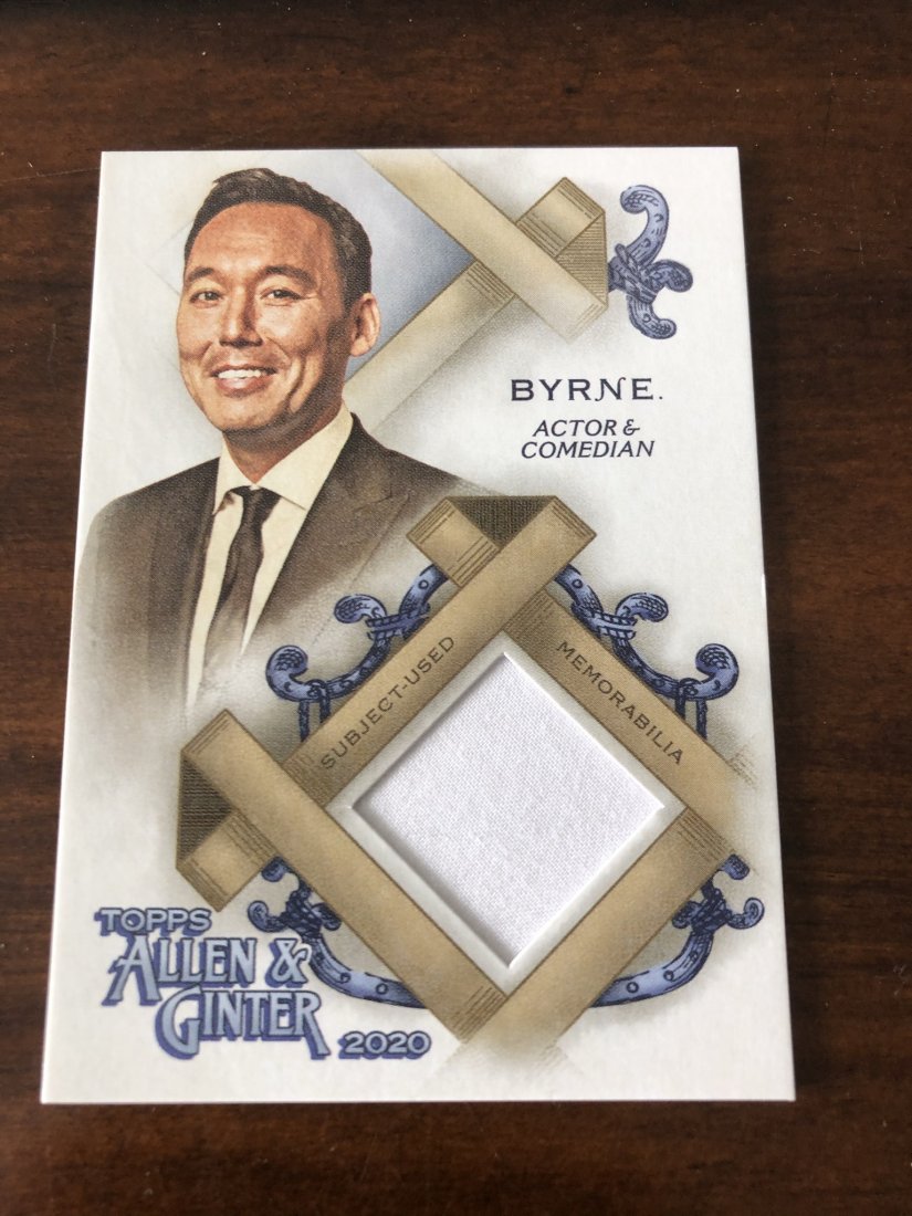 Steve Byrne Comedian/ Actor Subject Used Memorabilia: Relic Trading Card
