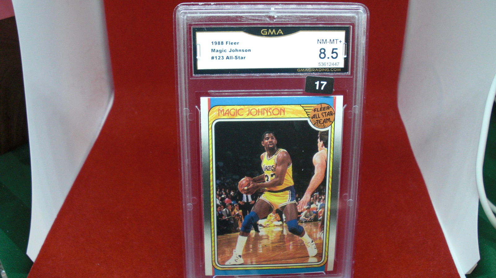 gma graded 1988 magic johnson mint 8.5 (1 of 1)