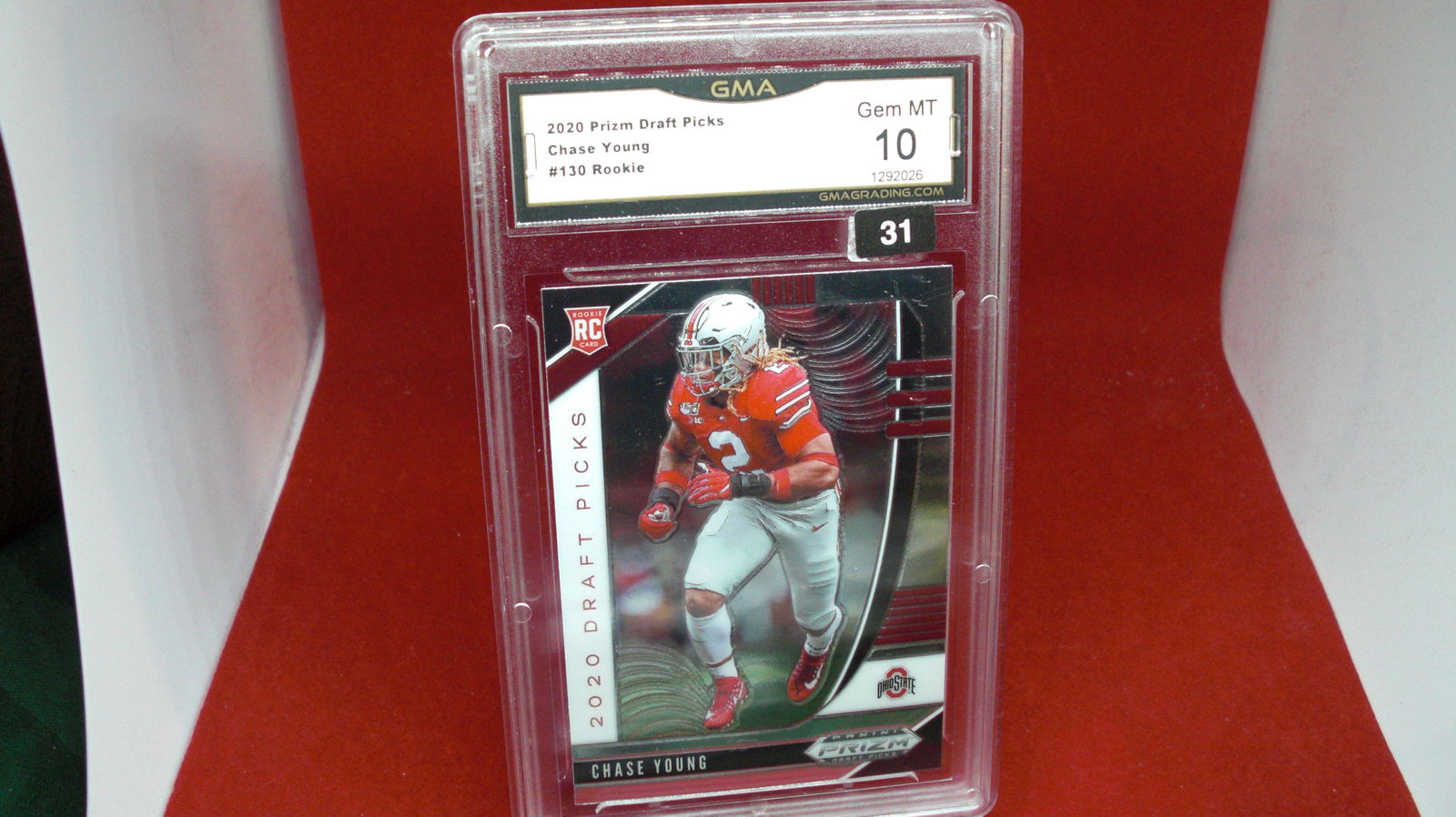 gma graded 2020 chase young rookie mint 10 (1 of 1)