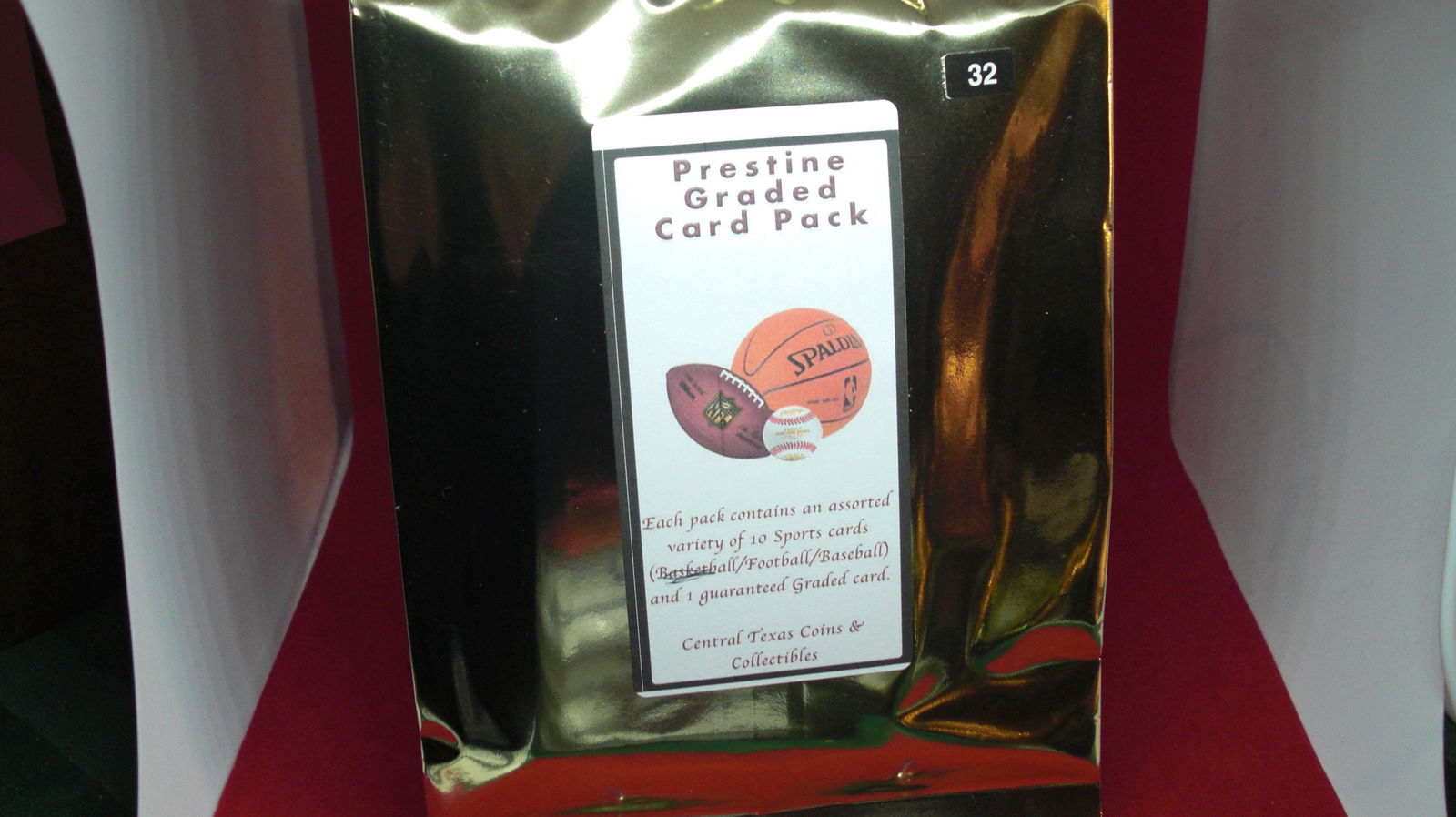 basketball graded card hotpack with graded card (1 of 1)