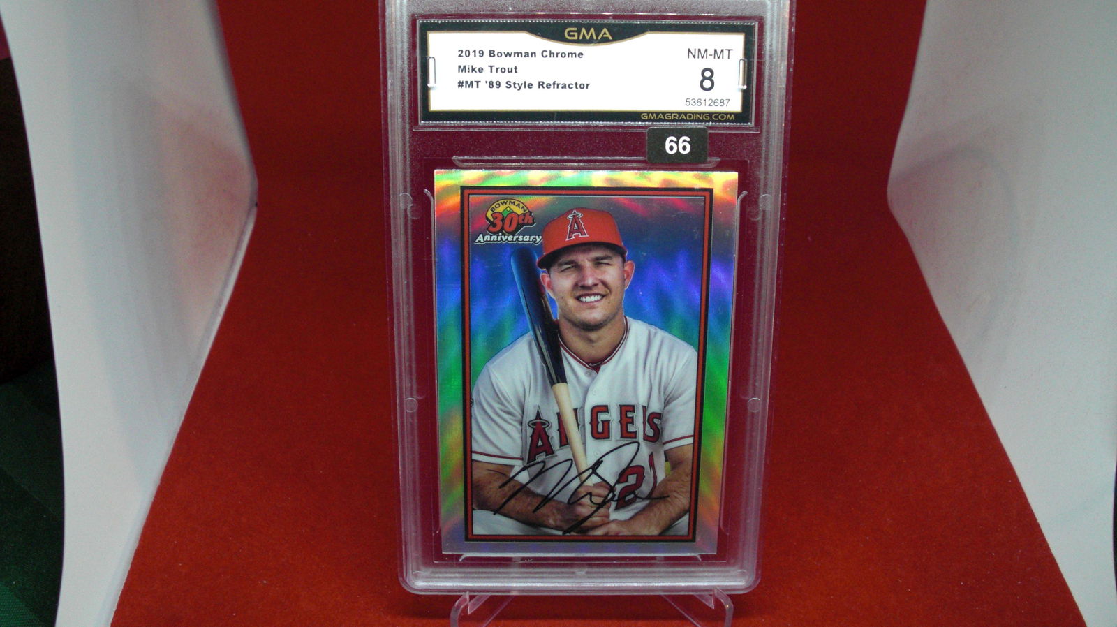 gma graded  2019 mike trout mint 8 (1 of 1)
