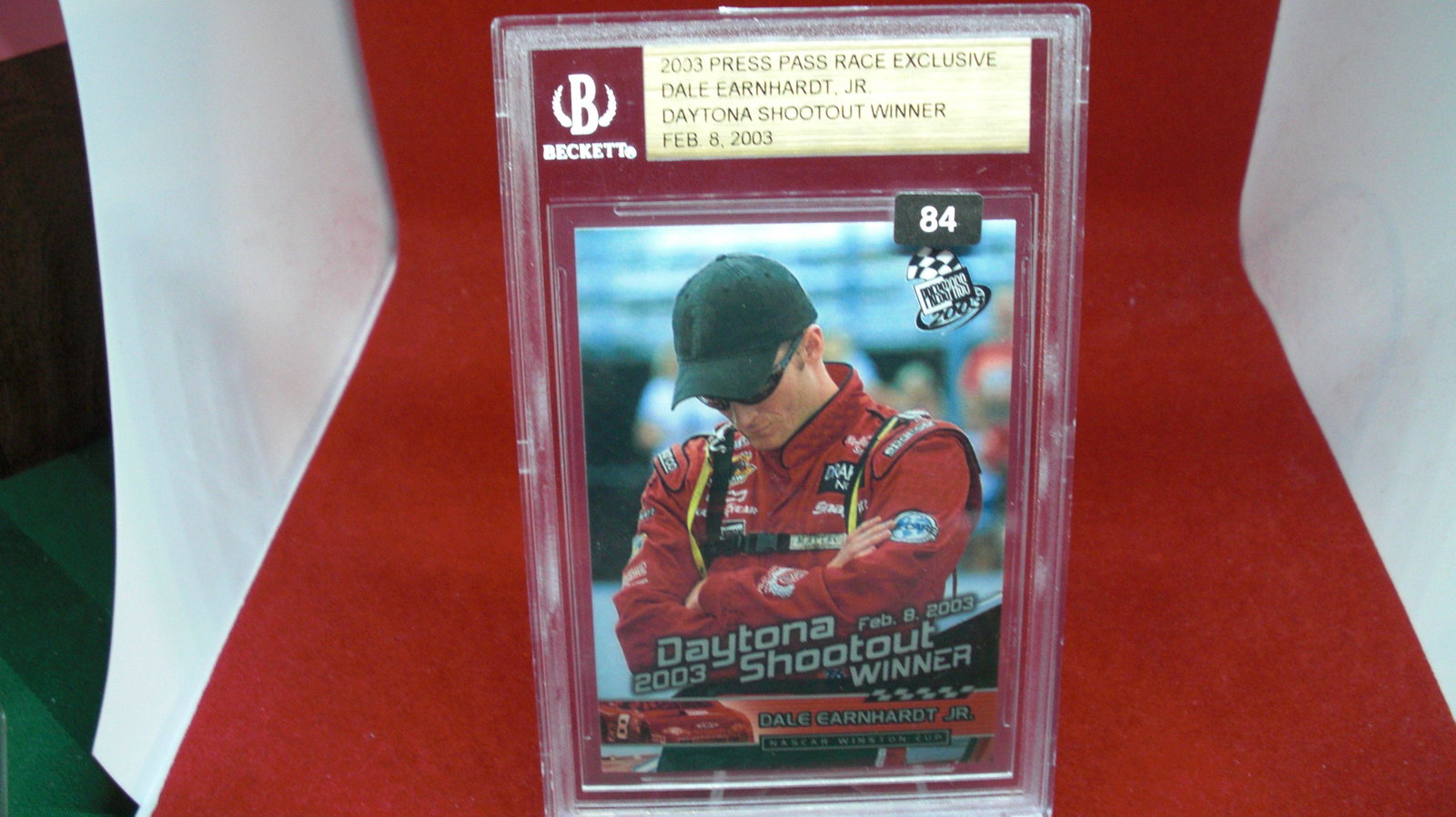 beckett graded 2003 dale earnhardt jr 1st In serirs: nice graded card