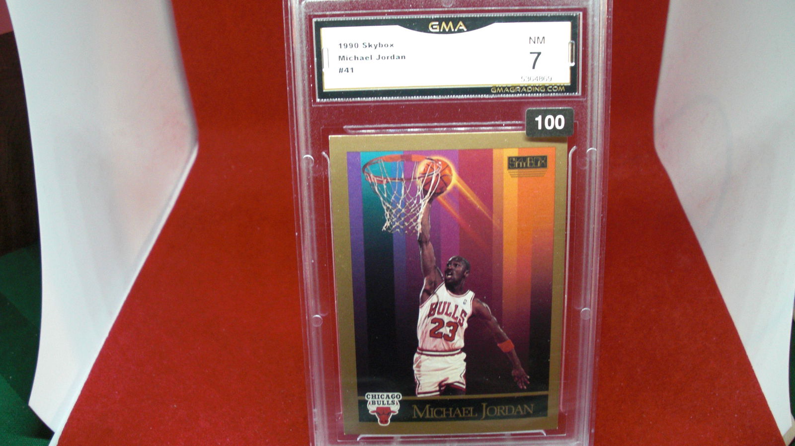 gma graded 1990 michael jordan mint 7 (1 of 1)