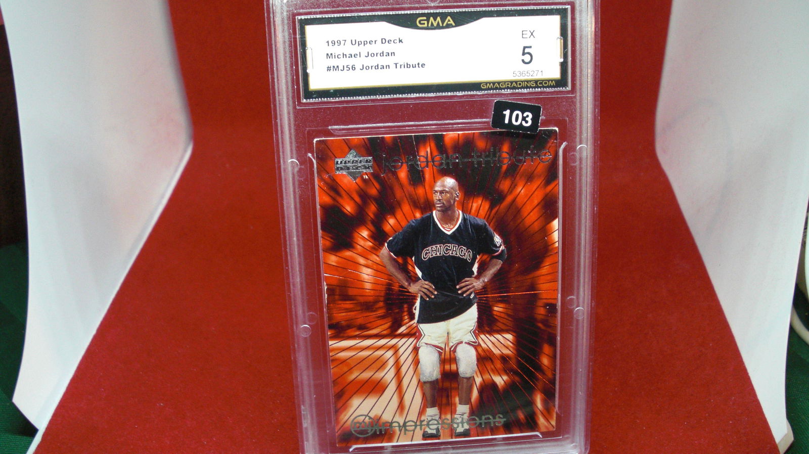 gma graded 1997 michael jordan mint 5 (1 of 1)