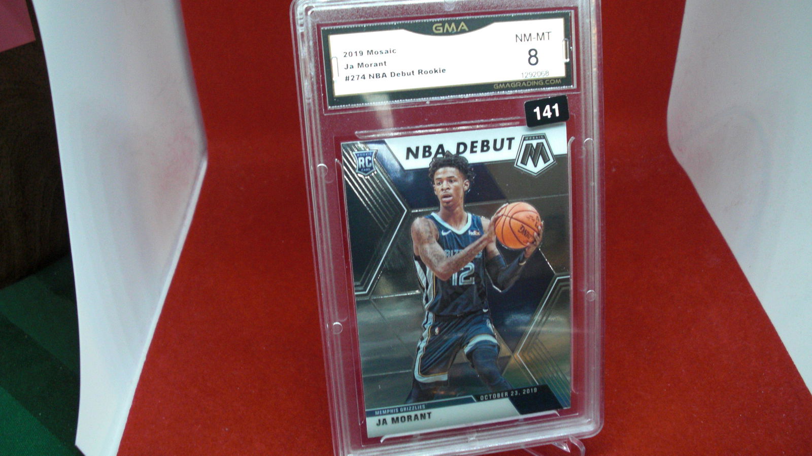 gma graded 20019 mosaic ja morant mint 8 rookie (1 of 1)