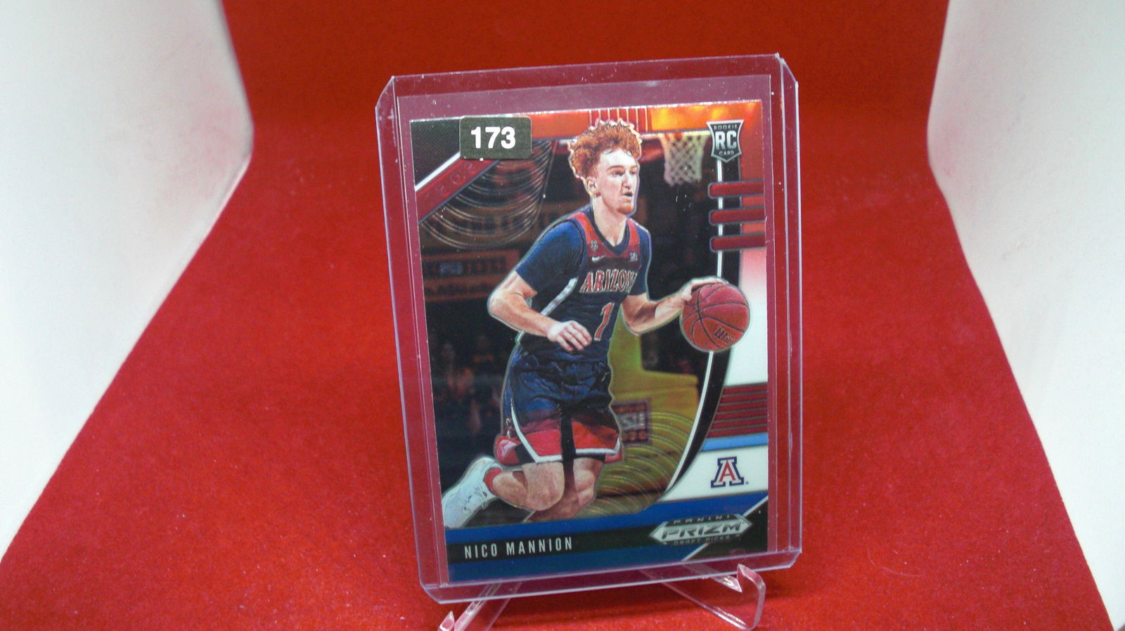 nico mannion prizm rookie no.18 (1 of 1)