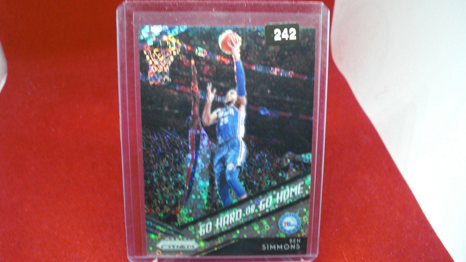 ben simmons go hard or go home prizm: in top loader