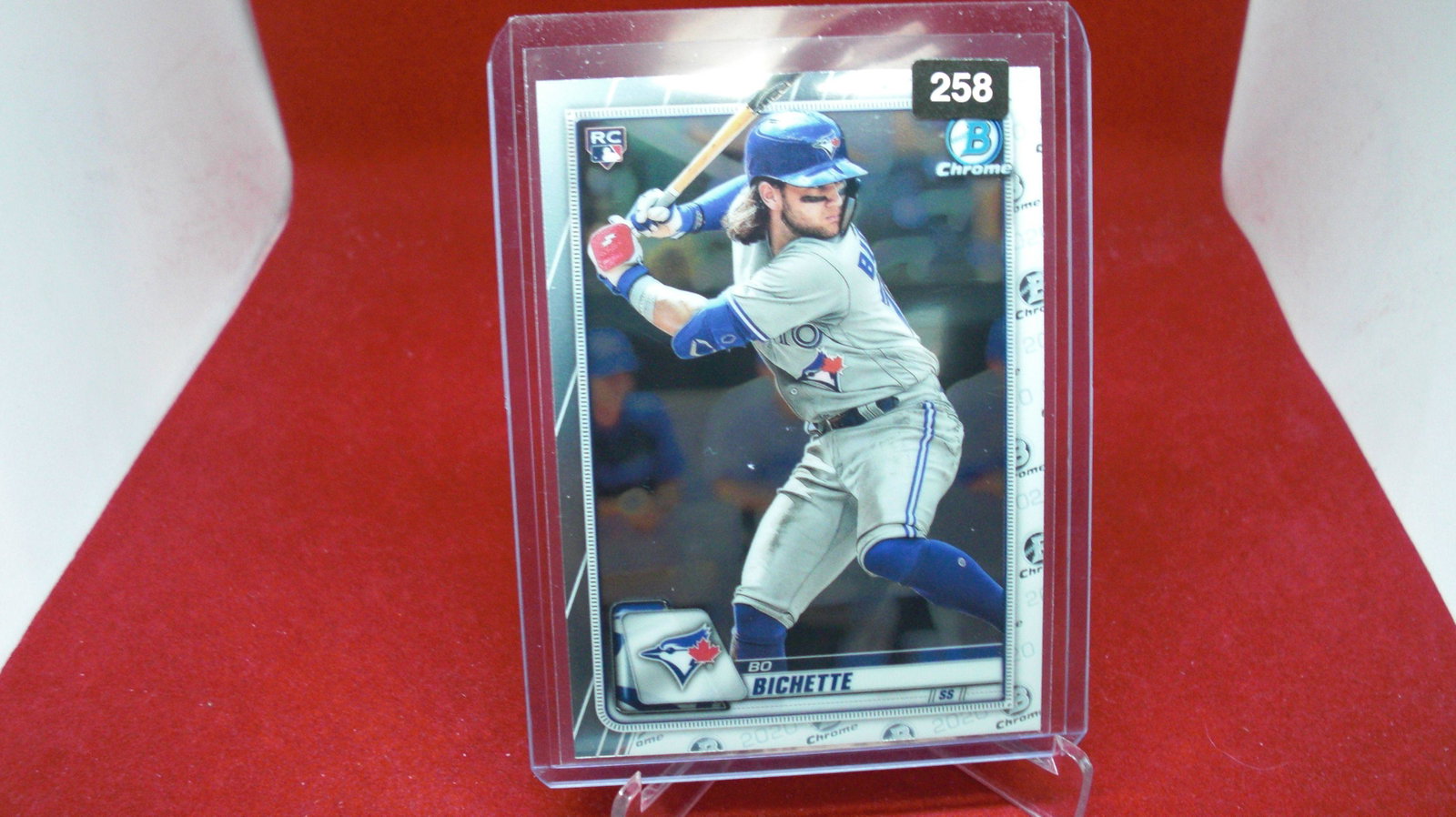bo bichette rookie bowman chrome: in top loader