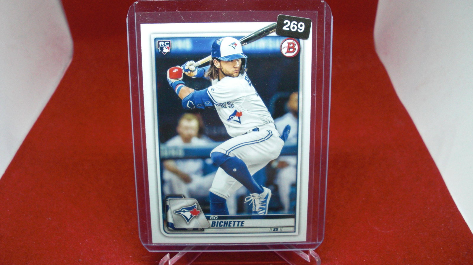 bo bichette rookie bowman: in top loader