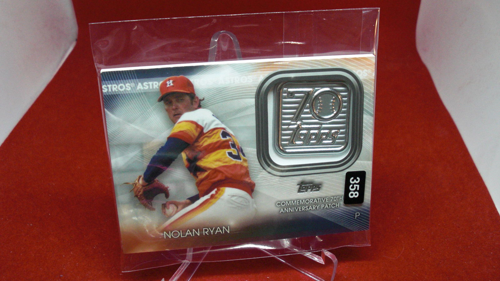nolan ryan commemerative patch card (1 of 1)