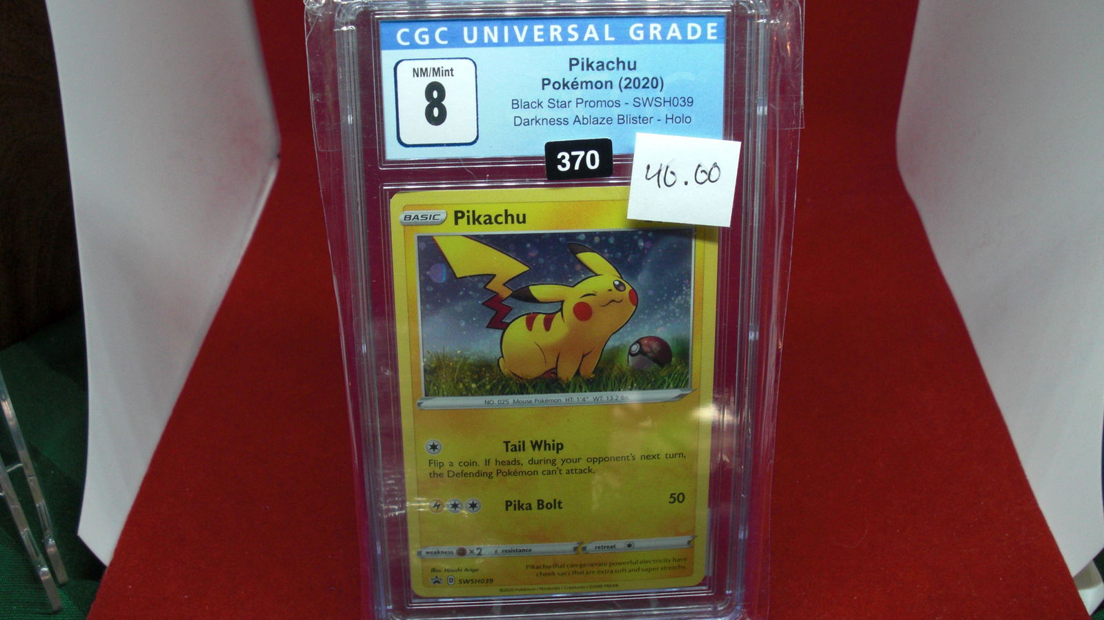 cgc graded pikachu mint 8 (1 of 1)