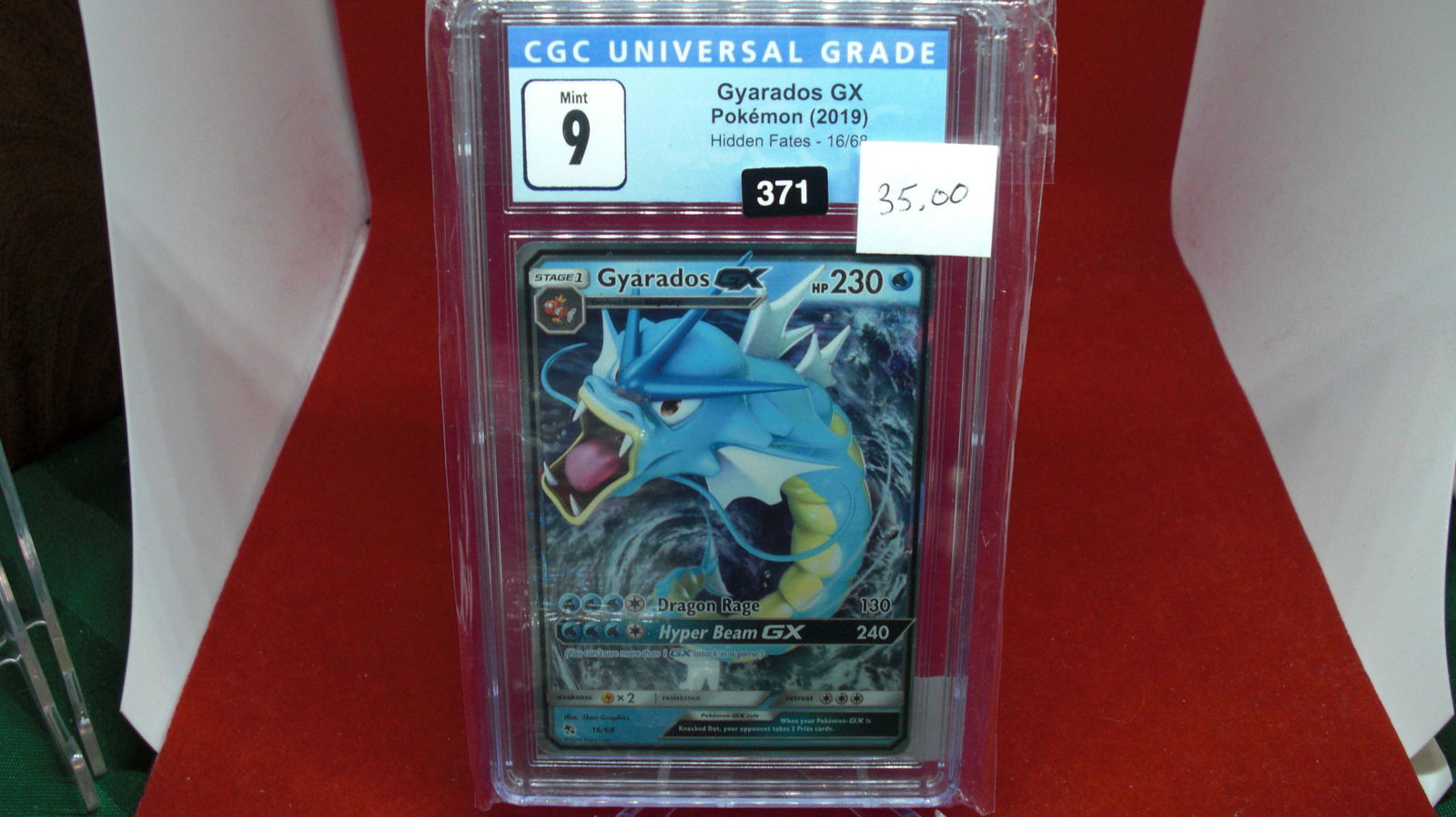 cgc graded gyarados gx mint 9 (1 of 1)