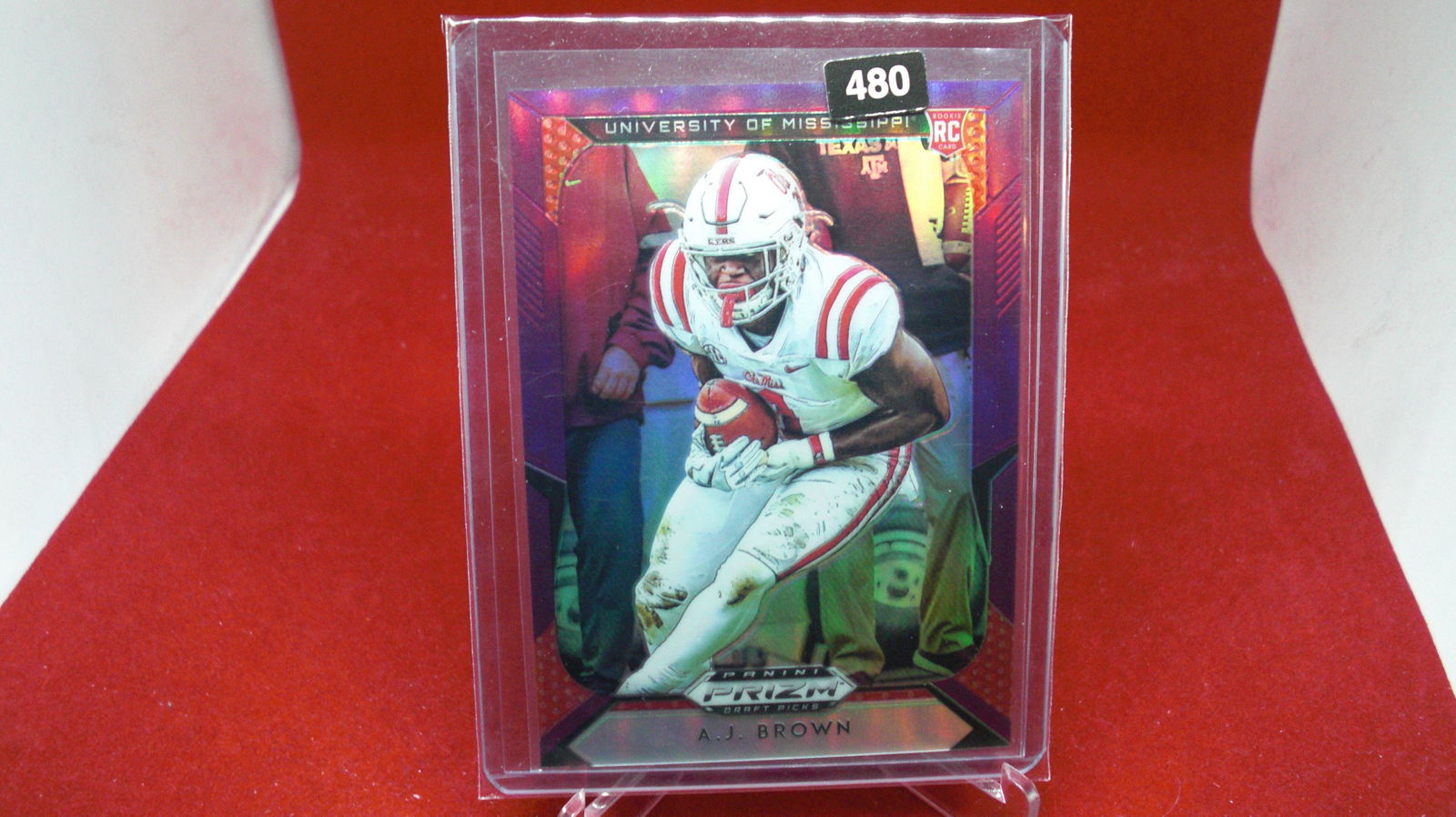 a.j brown purple rookie prizm (1 of 1)