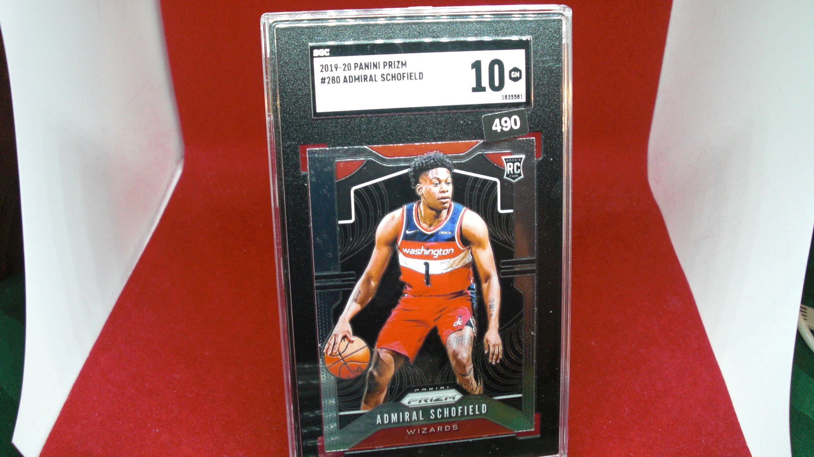 sgc graded admiral schofield rookie mint 10 (1 of 1)