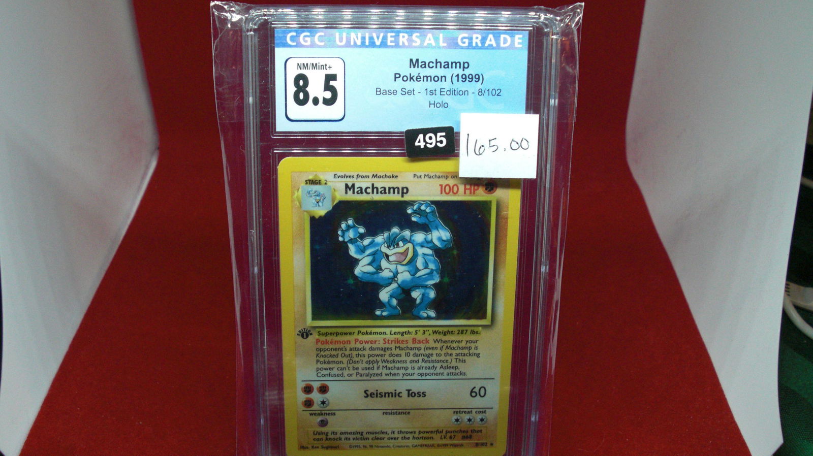 cgc graded machamp pokemon mint 8.5 (1 of 1)