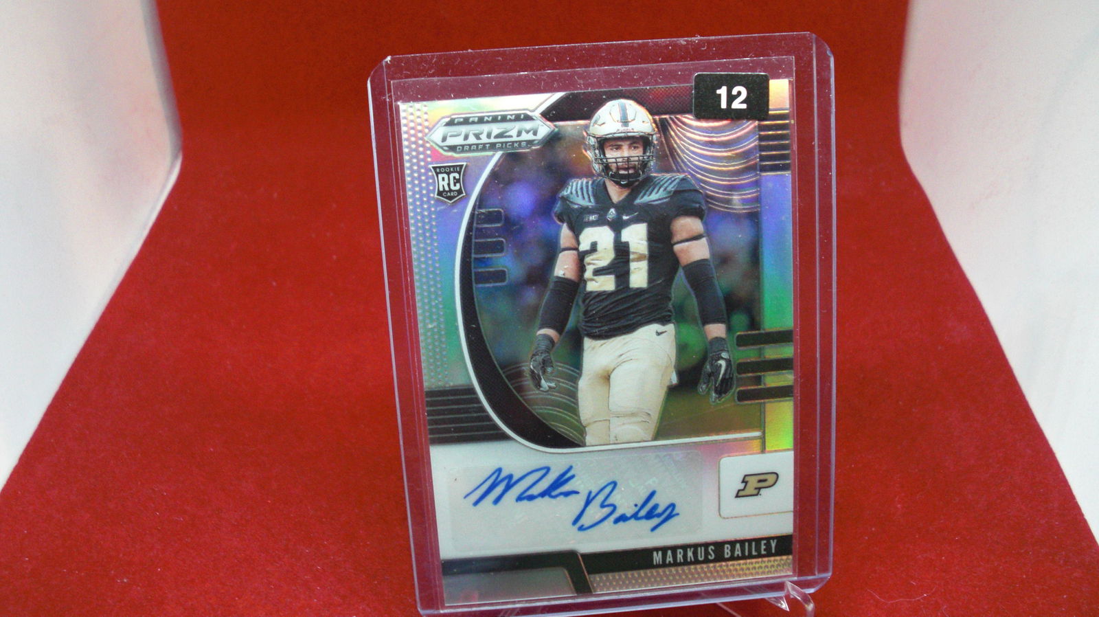 markus bailey rookie sigature prizm (1 of 1)