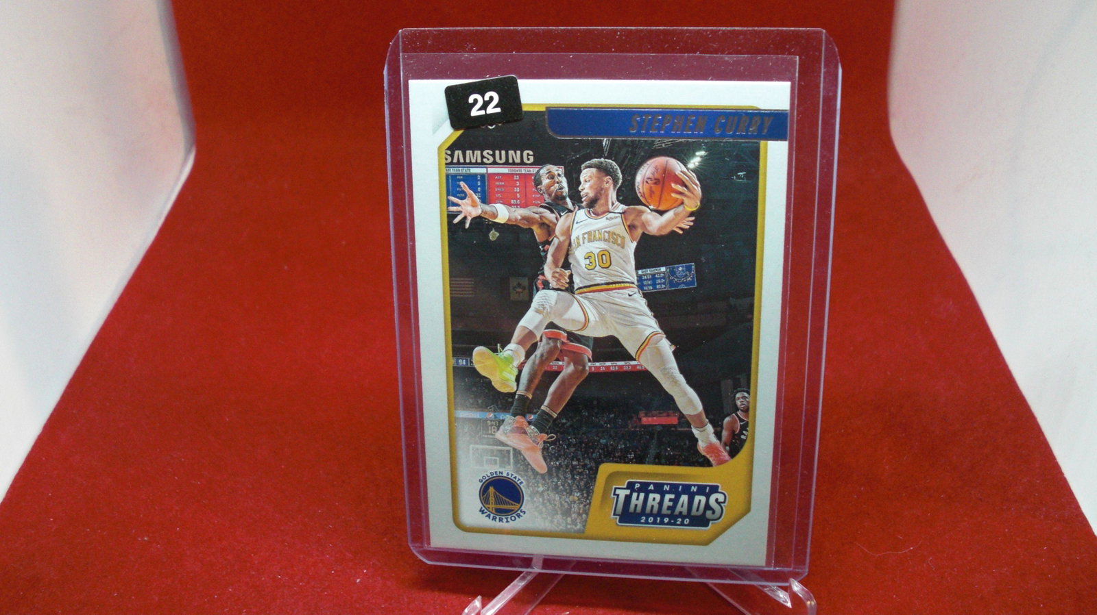 stephen curry threads: in top loader
