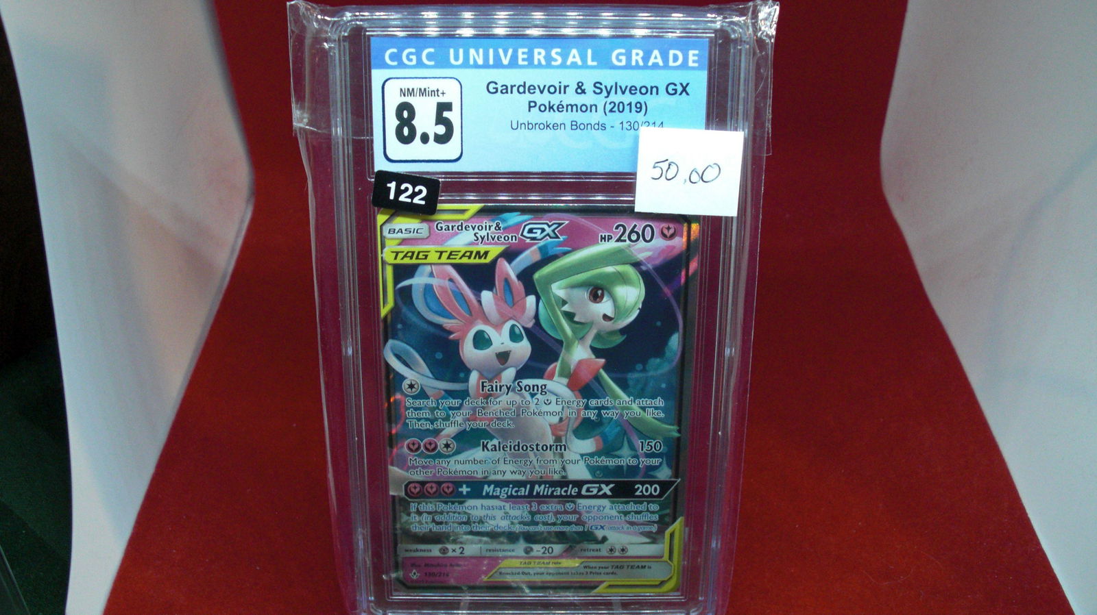 cgc graded gardevoir and sylveon gx pokemon mint 8.5 (1 of 1)