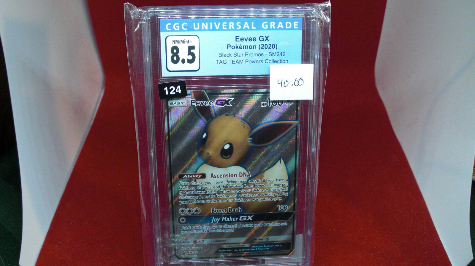 cgc graded eevee gx pokemon mint 8.5 (1 of 1)