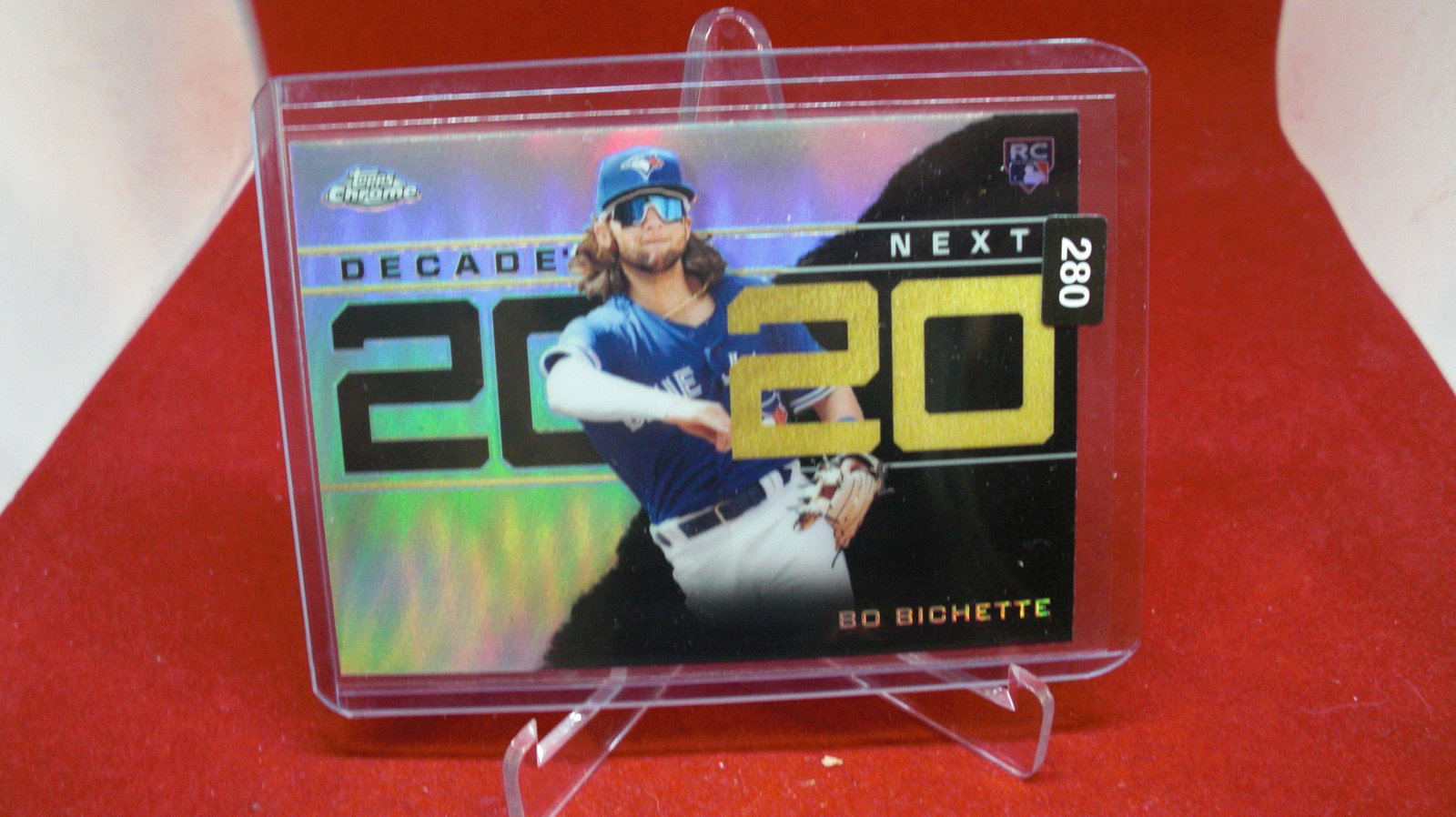 bo bichette rookie: in top loader