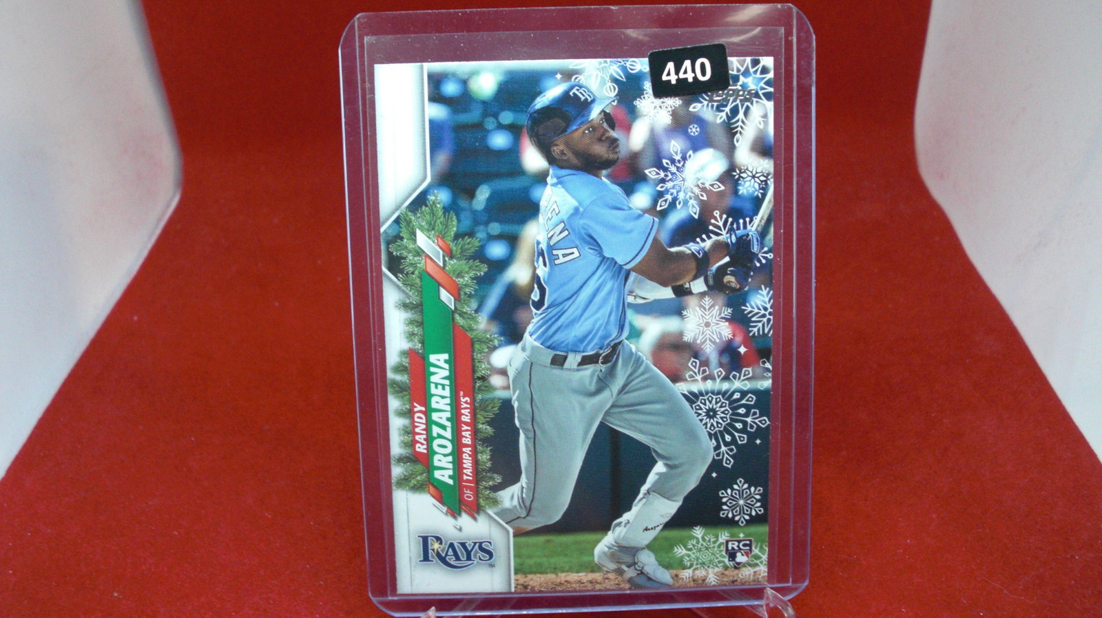 randy arozarena rookie: in top loader
