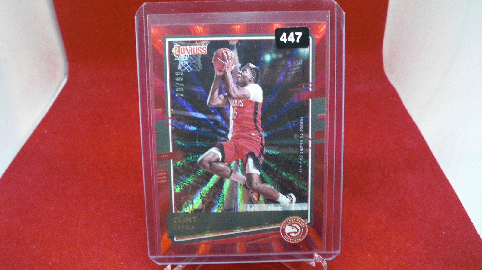 clint capela red #20/99: in top loader
