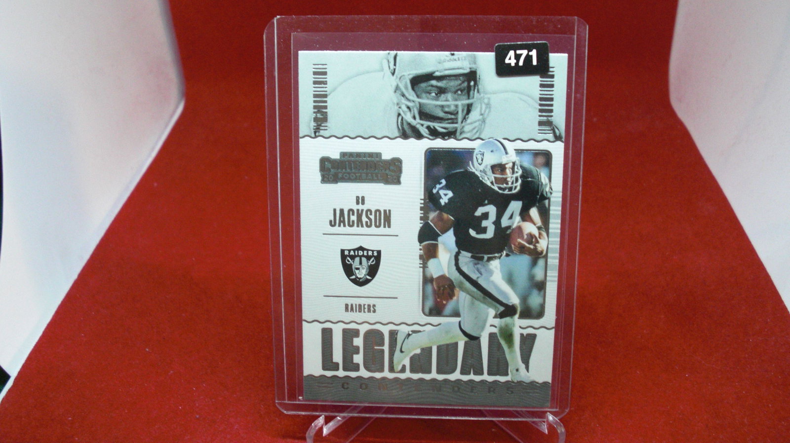 bo jackson legendary: in top loader