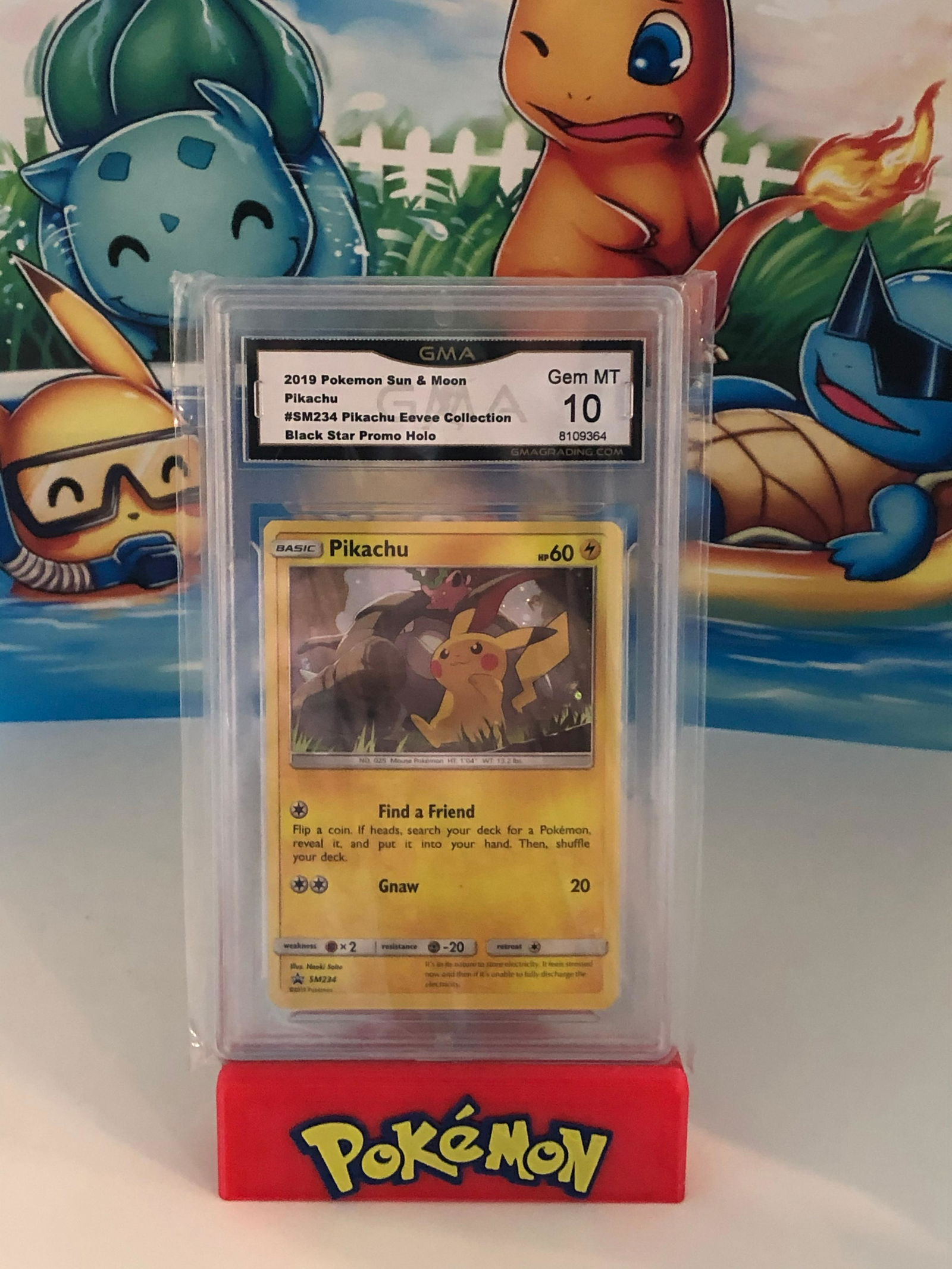 Holo Pikachu Black Star Promo GMA 10 (1 of 1)