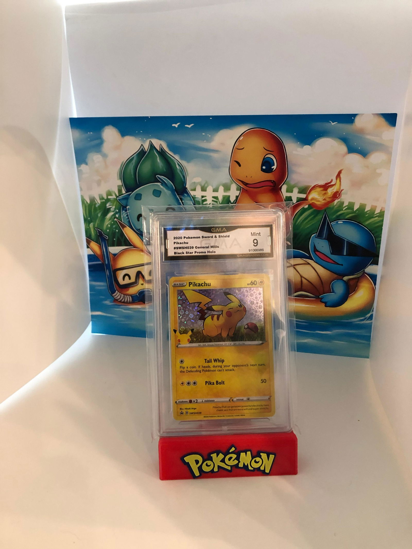 25th Anniversary Black Star Promo Pikachu GMA 9 (1 of 1)