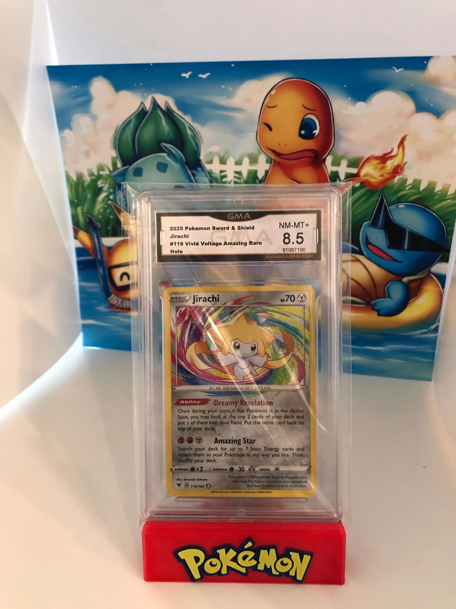 Amazing Rare Jirachi GMA 8.5 (1 of 1)