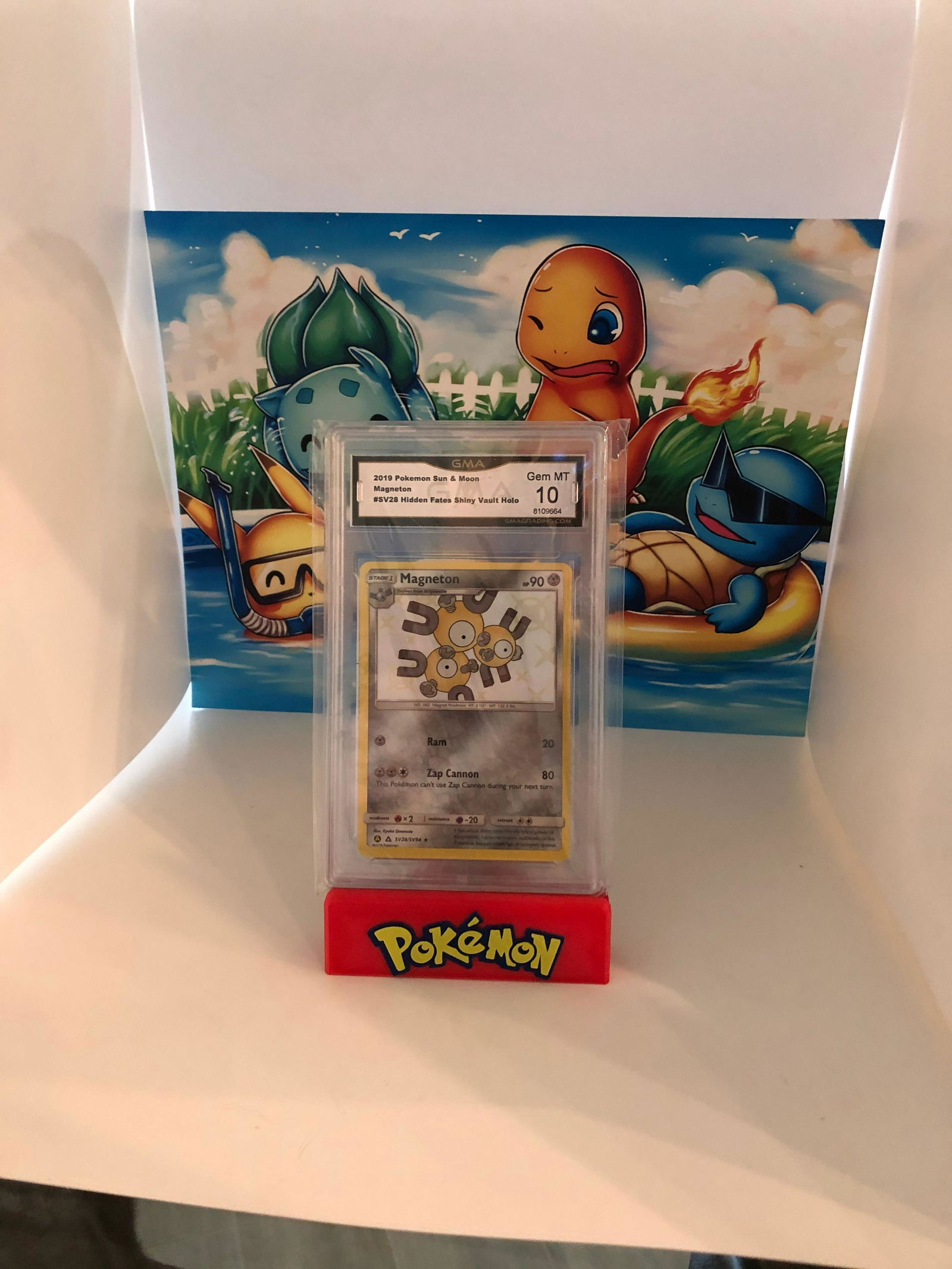 Magneton Shiny Vault Holo GMA 10 (1 of 1)