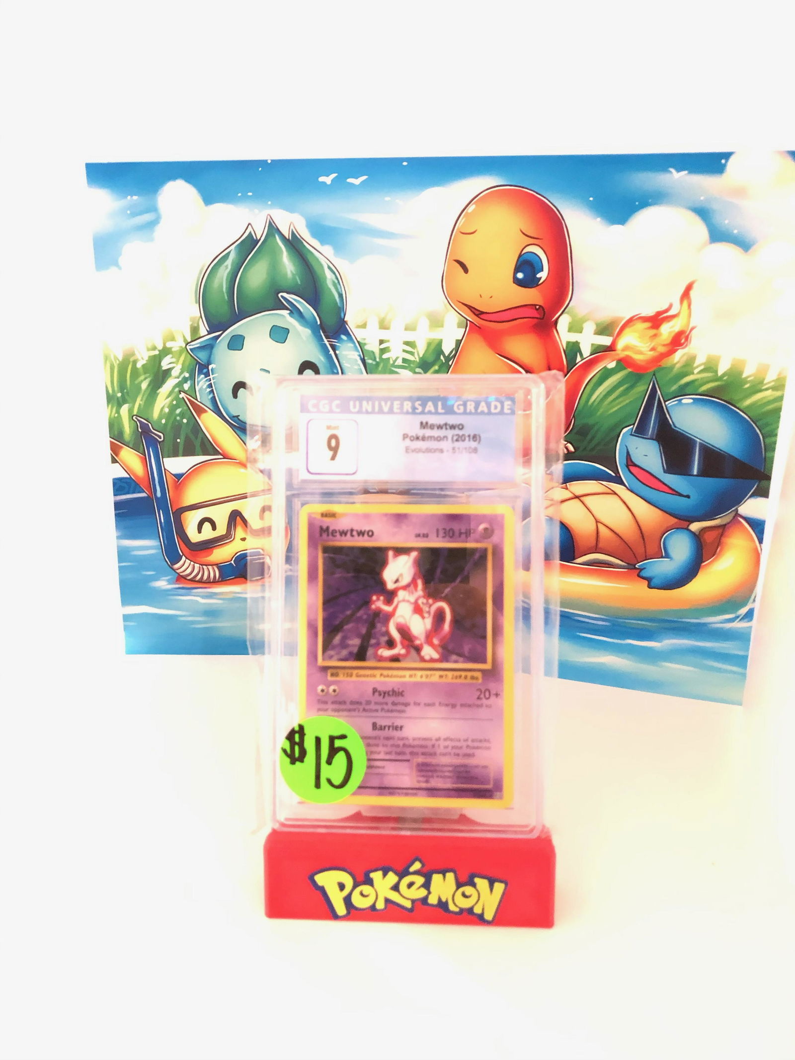 XY Evolutions Holo Mew CGC 9 (1 of 1)