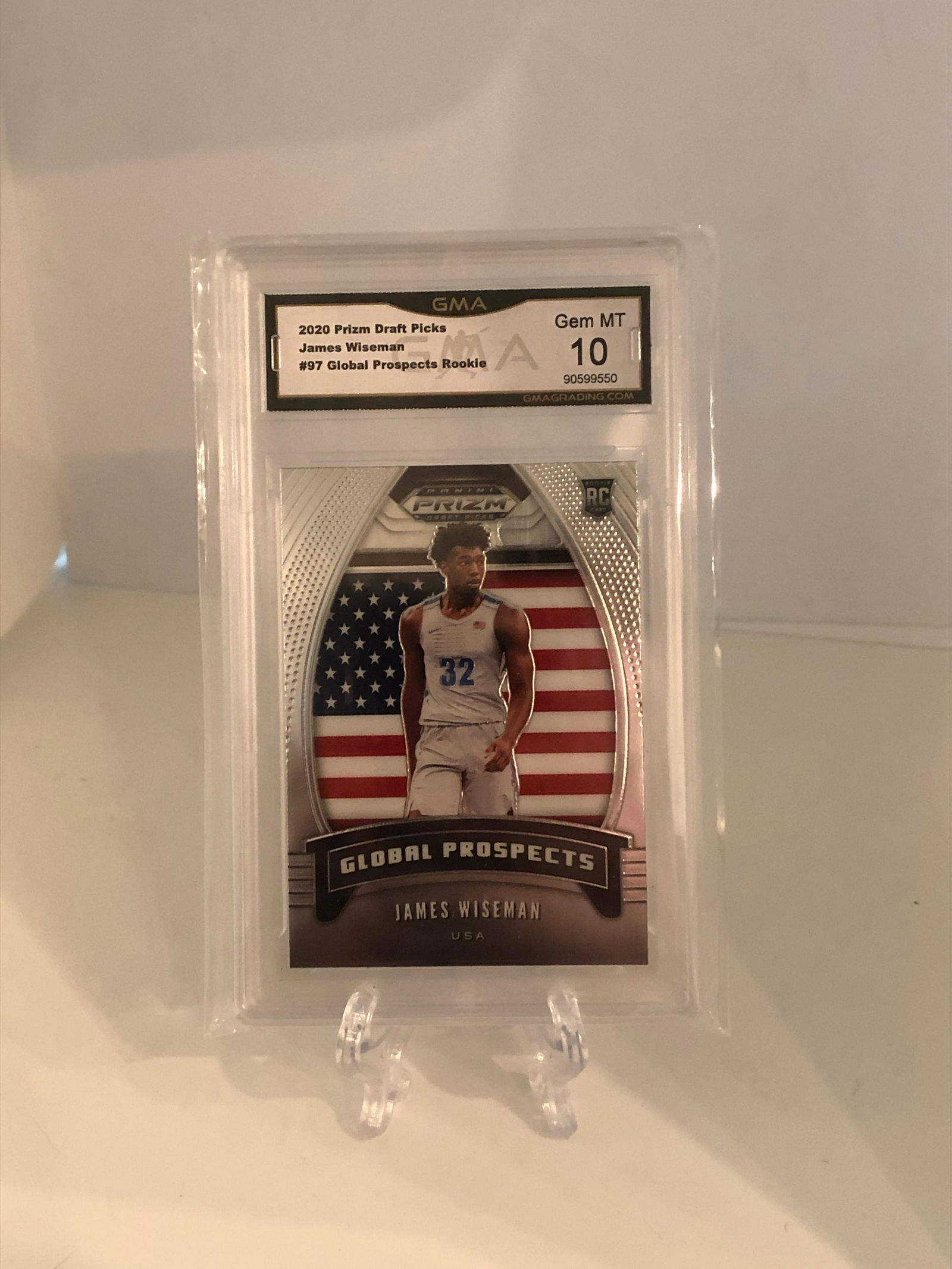 James Wiseman Global Prospects Rookie GMA 10 (1 of 1)