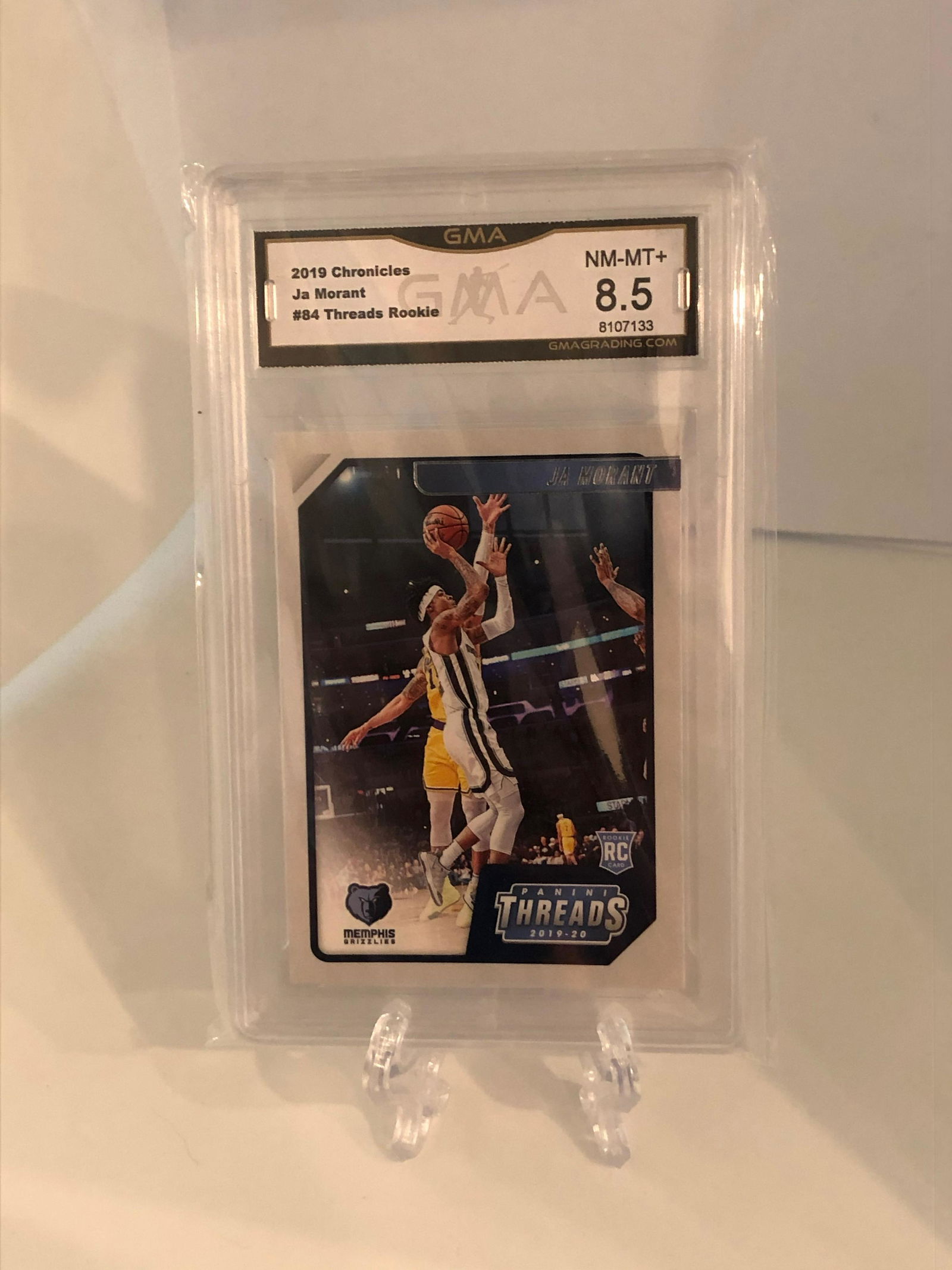 Ja Morant Threads Rookie GMA 8.5 (1 of 1)