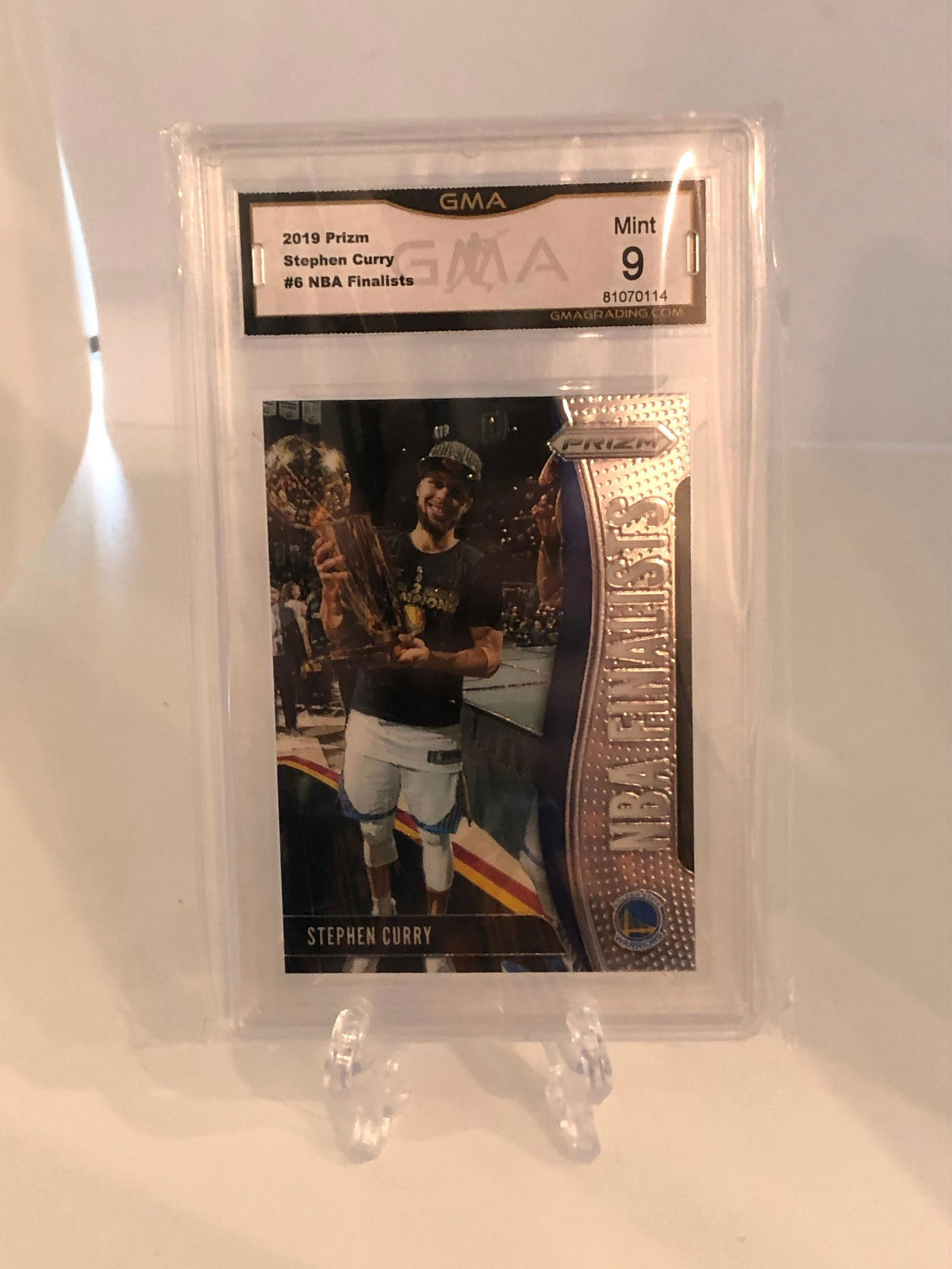 Stephen Curry NBA Finalist Prizm GMA 9 (1 of 1)