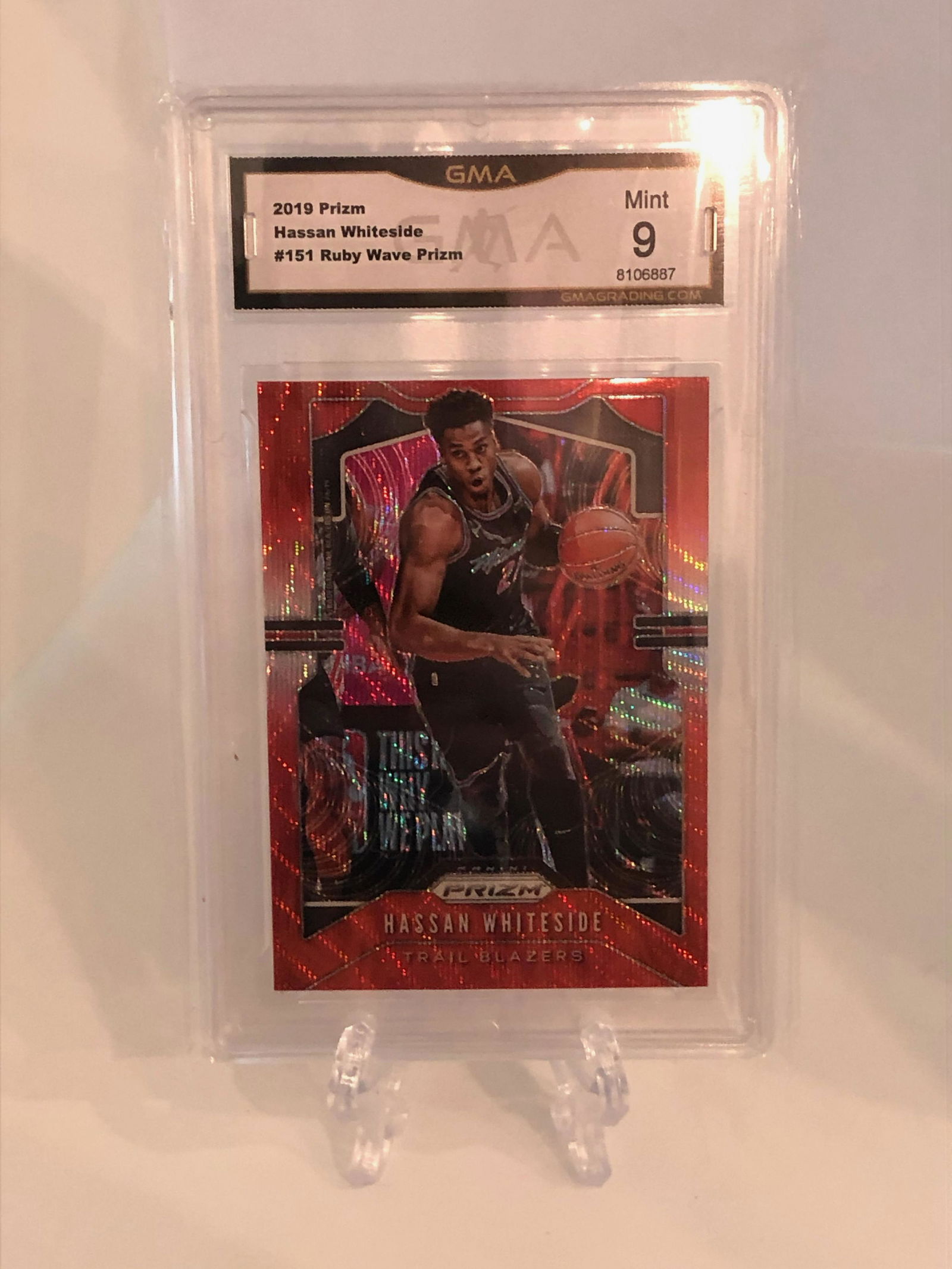 Hassan Whiteside Ruby Wave Prizm GMA 9 (1 of 1)