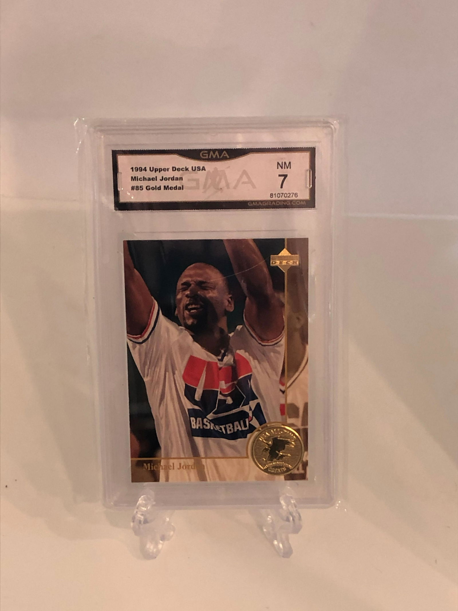 Michael Jordan Upper Deck Gold Medal GMA 7 (1 of 1)
