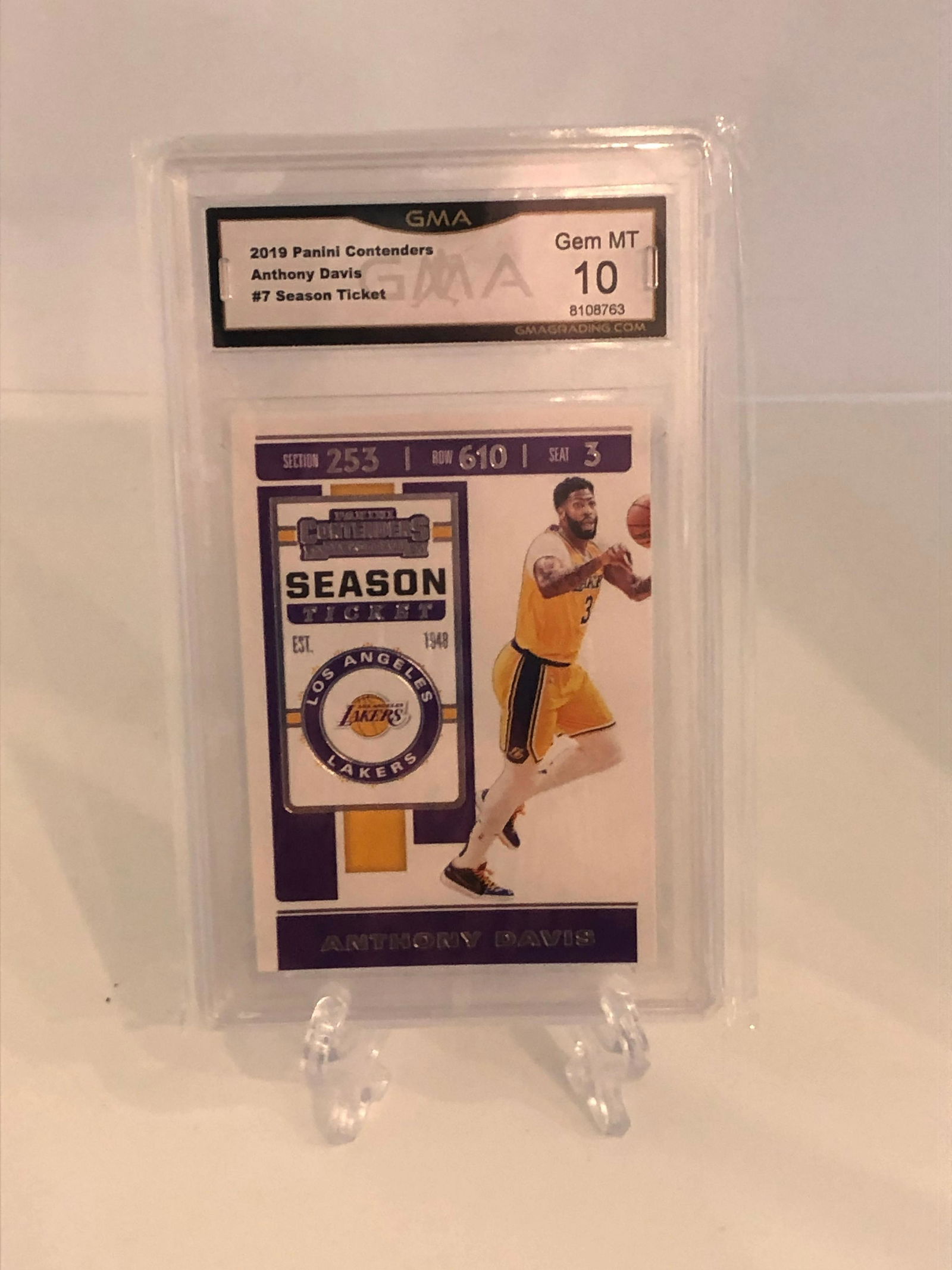 Anthony Davis Panini Contenders GMA 10 (1 of 1)