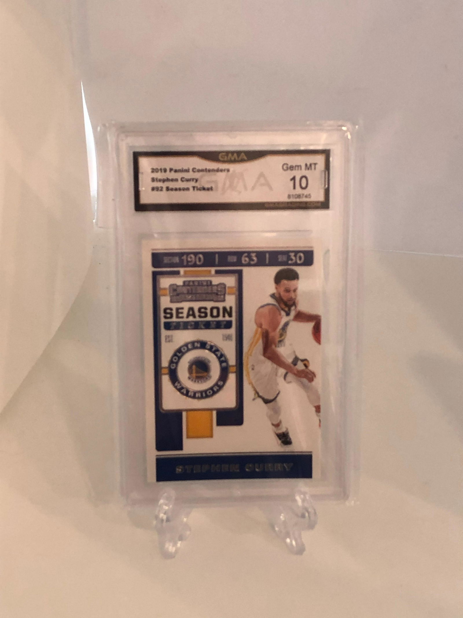 Stephen Curry Panini Contenders GMA 10 (1 of 1)