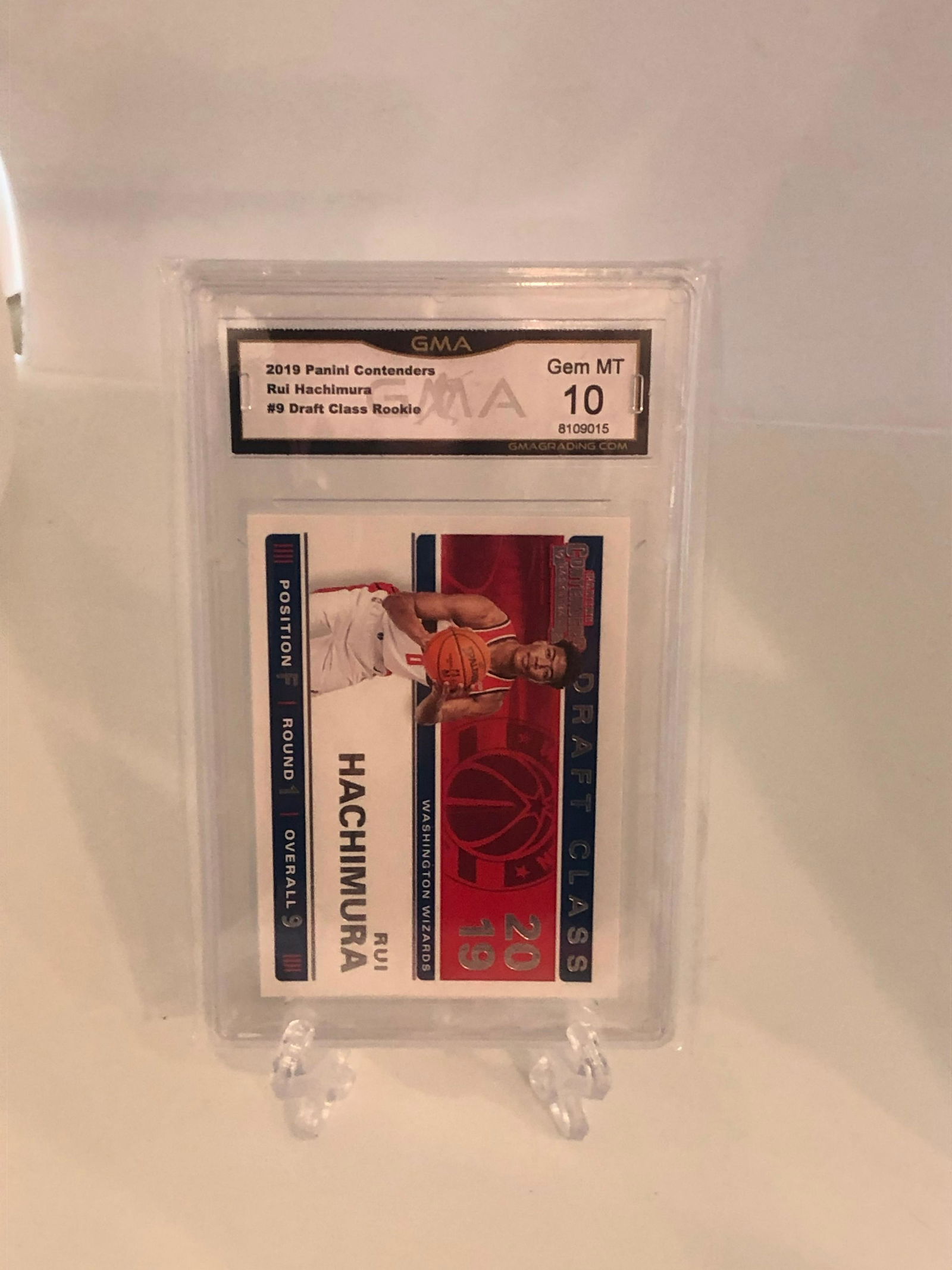 Rui Hachimura Panini Contenders Rookie GMA 10 (1 of 1)