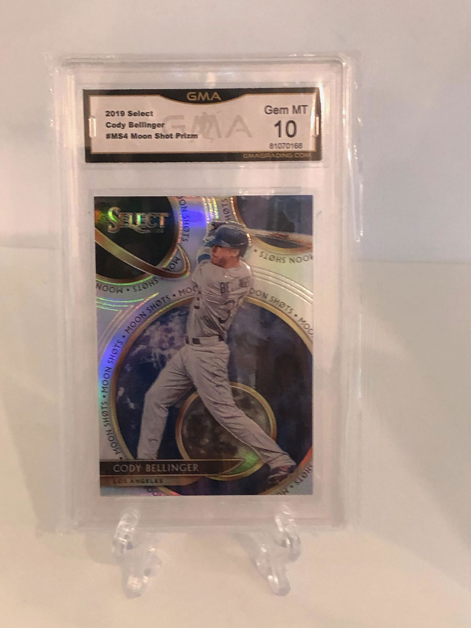Cody Bellinger Moon Shot Prizm GMA 10 (1 of 1)