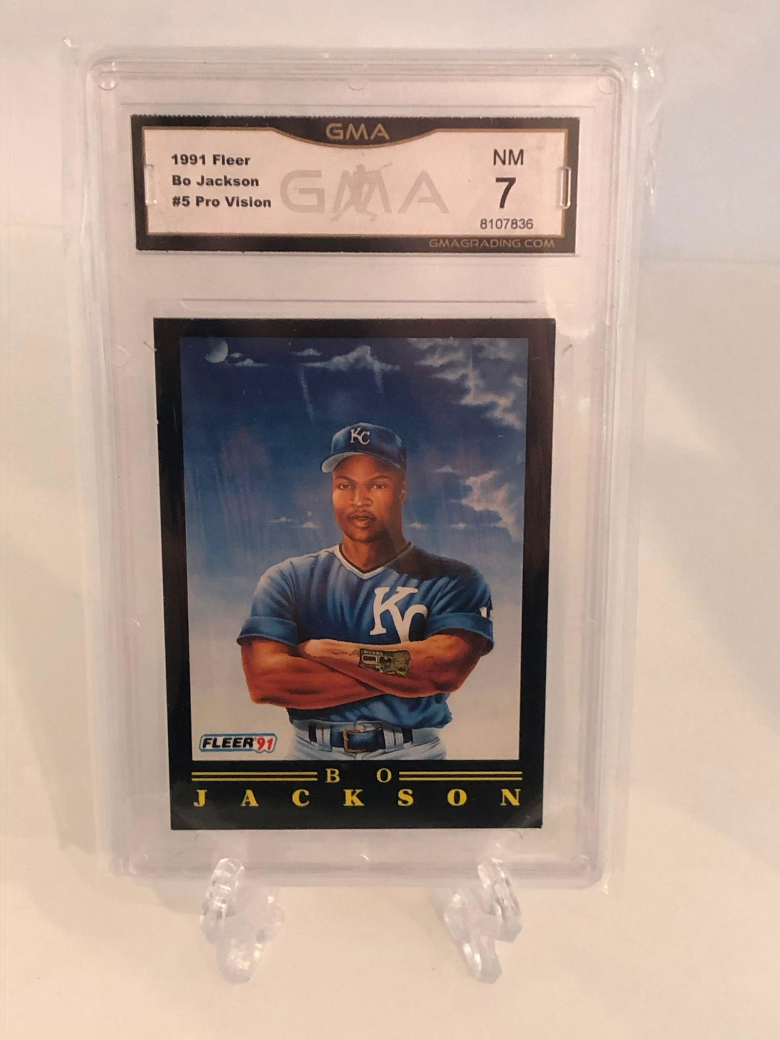 Bo Jackson Fleer Pro Vision GMA 7 (1 of 1)