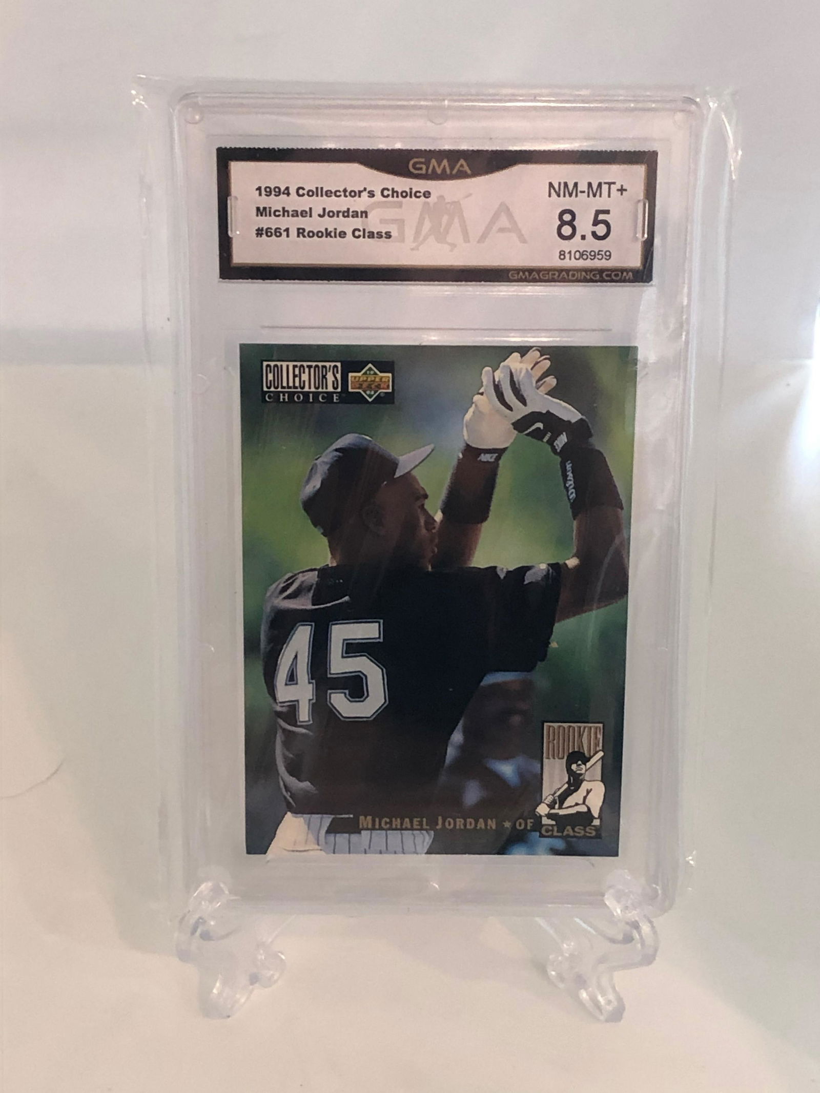 Michael Jordan Collectors Choice Rookie GMA 8.5 (1 of 1)