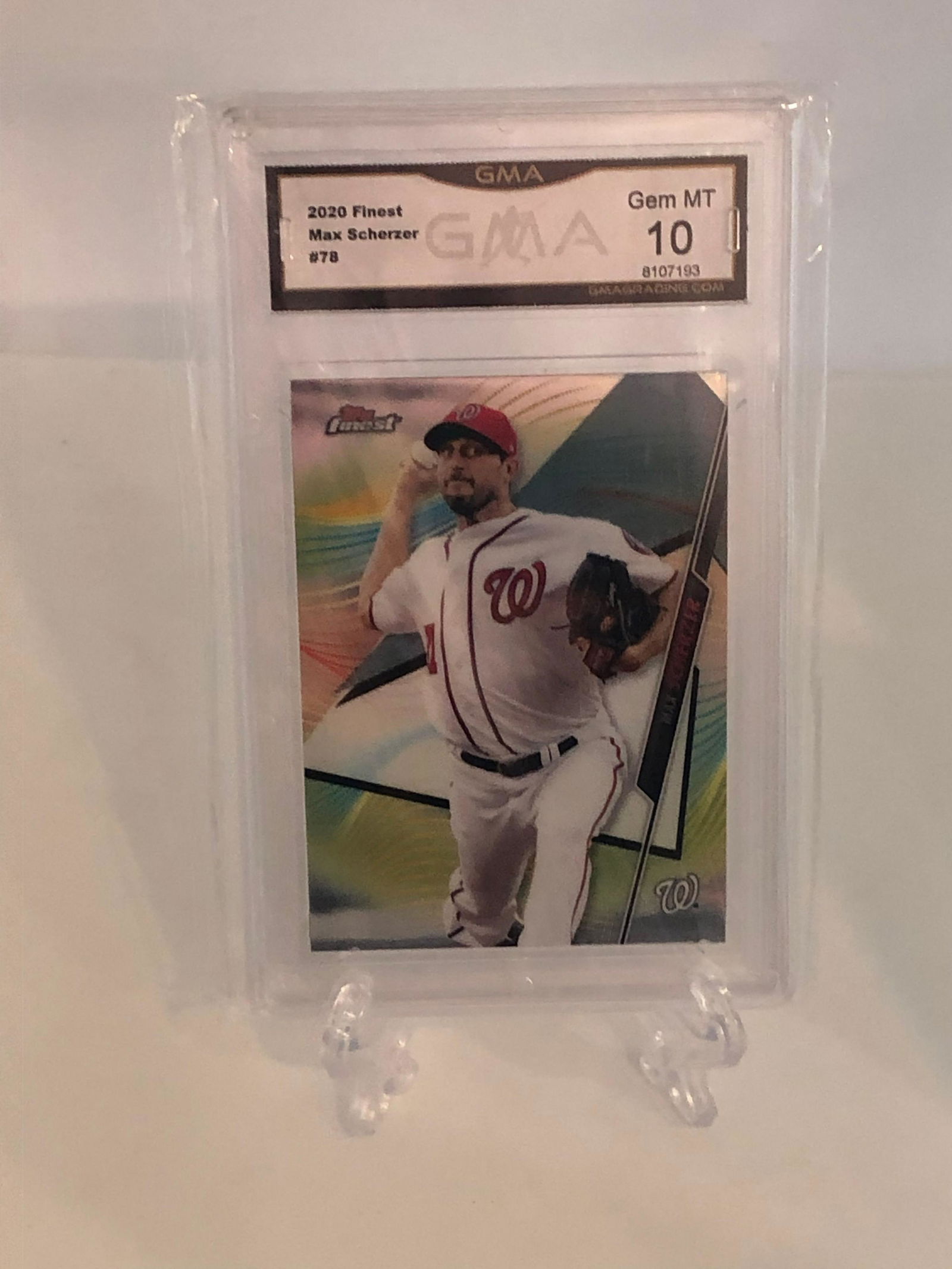 Max Scherzer Topps Finest GMA 10 (1 of 1)