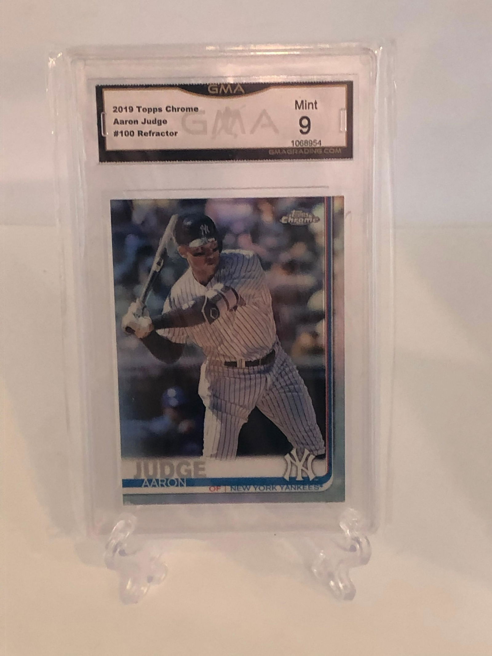 Aaron Judge Topps Chrome Refractor GMA 9 (1 of 1)
