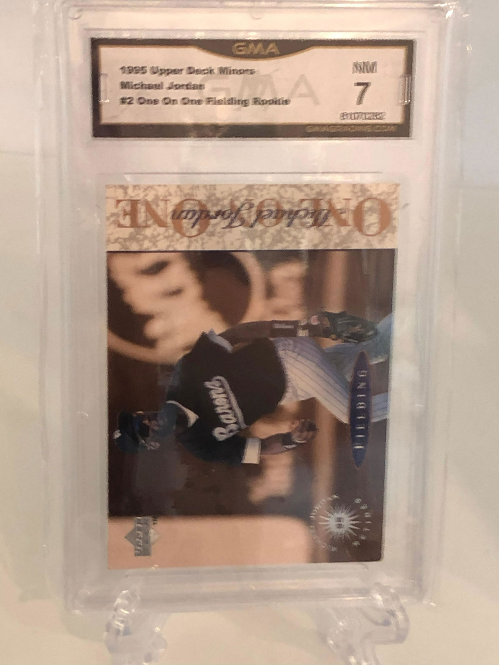 Michael Jordan Upper Deck Rookie GMA 7 (1 of 1)